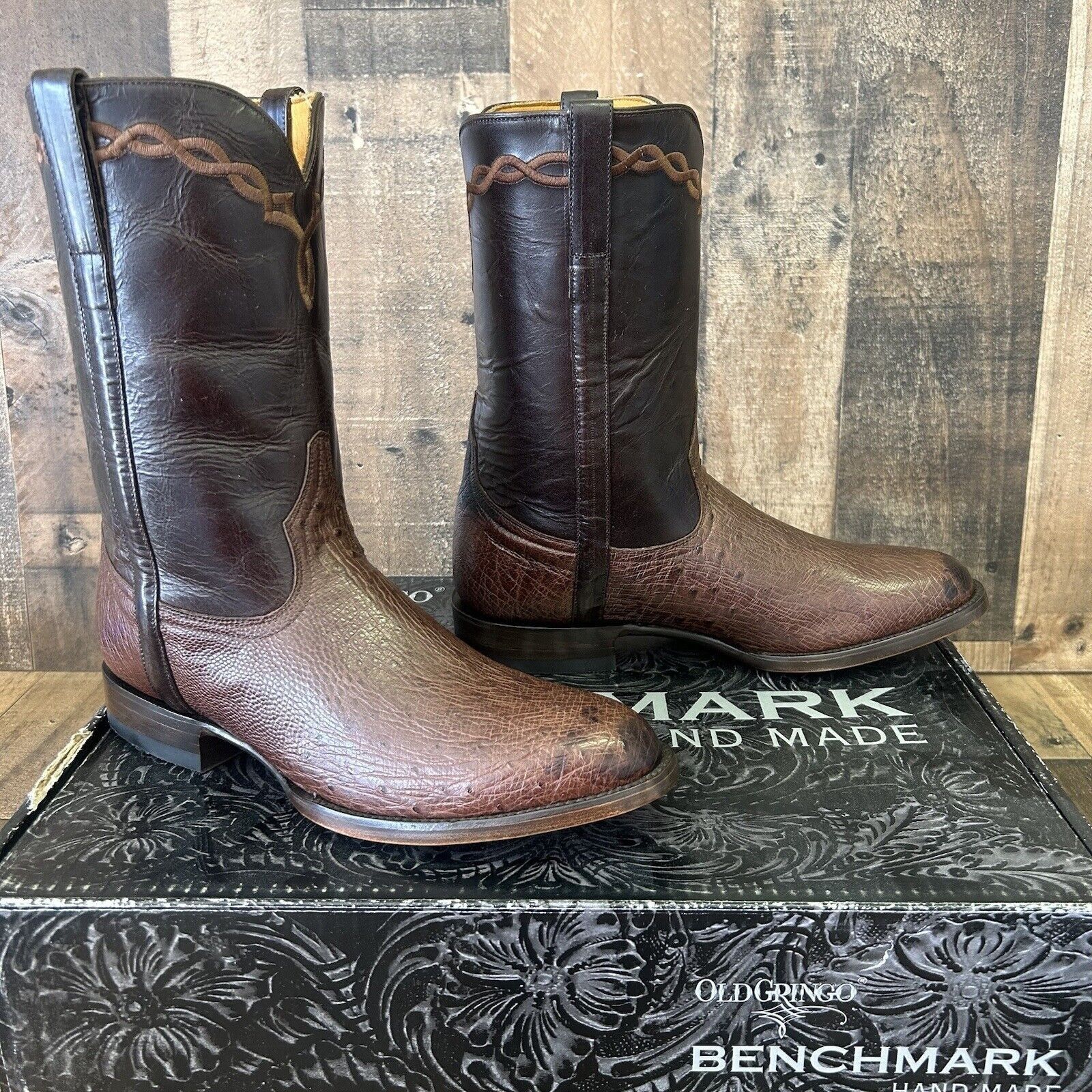 Old Gringo Old Gringo Smooth Ostrich Western Cowboy Boots Mens 9 D Size US 9 / EU 42 - 5 Thumbnail