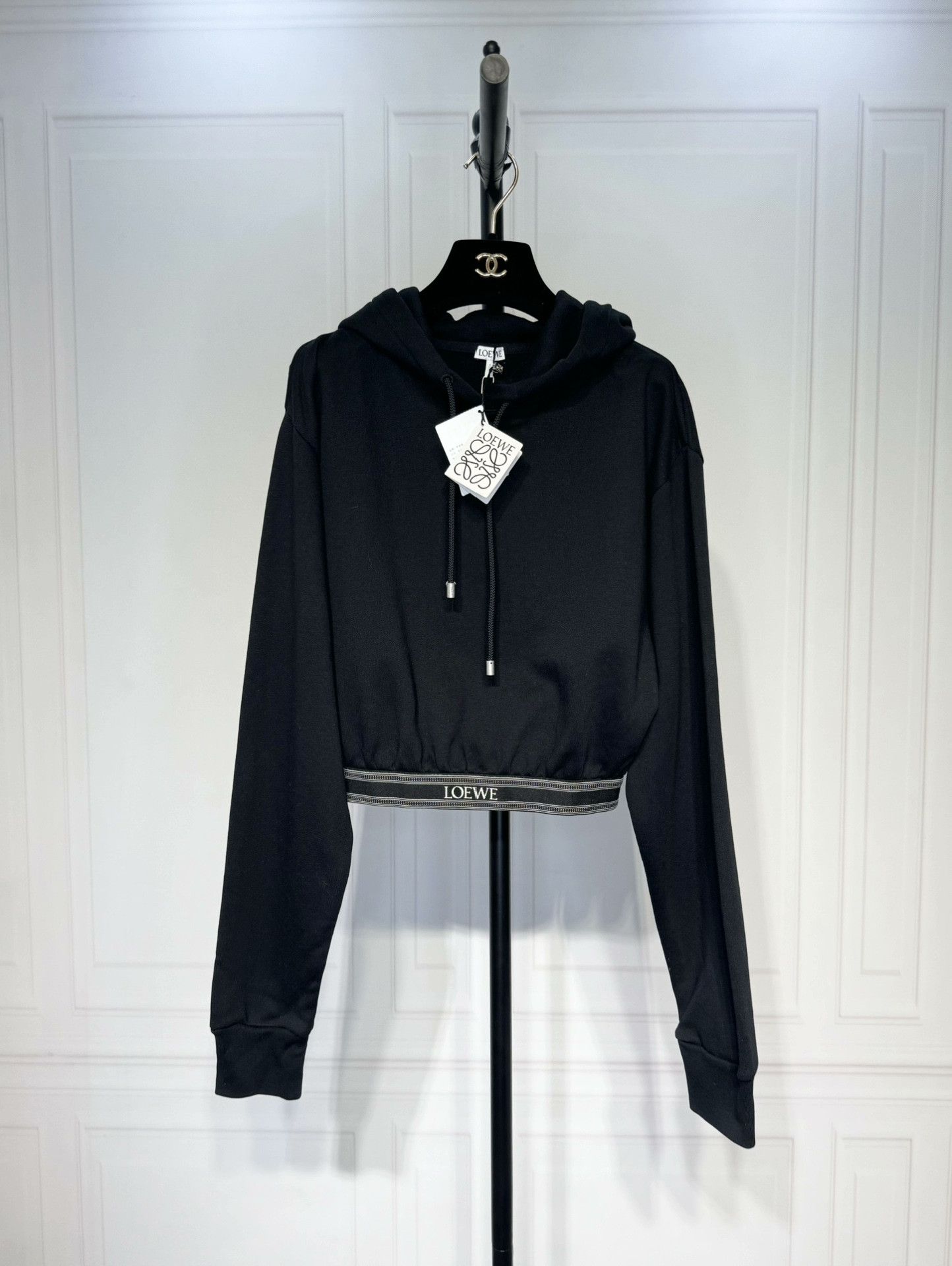 Loewe Loewe 2024 AW Black Hoodie S Size S / US 4 / IT 40 - 1 Thumbnail