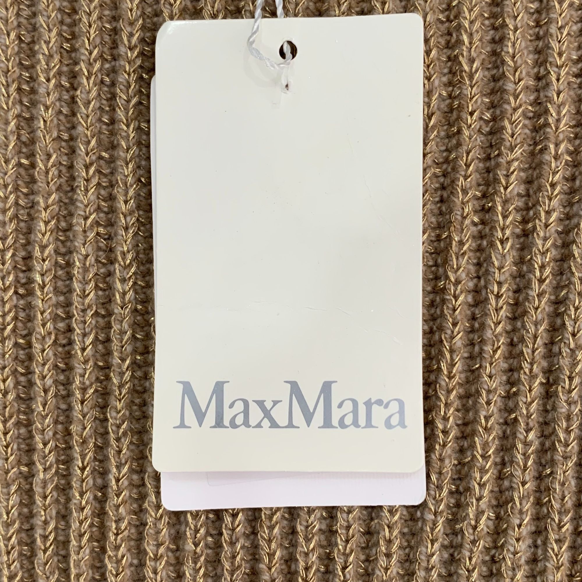 Max Mara Maxmara Brown Fringe Hem Wool Knit Sweater (Size S) Size S / US 4 / IT 40 - 4 Thumbnail