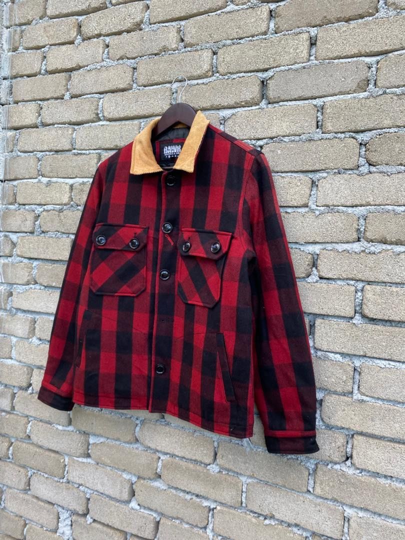 Japanese Brand BAWR Kronics & You Wool Plaid Tartan Jacket Size US L / EU 52-54 / 3 - 3 Thumbnail