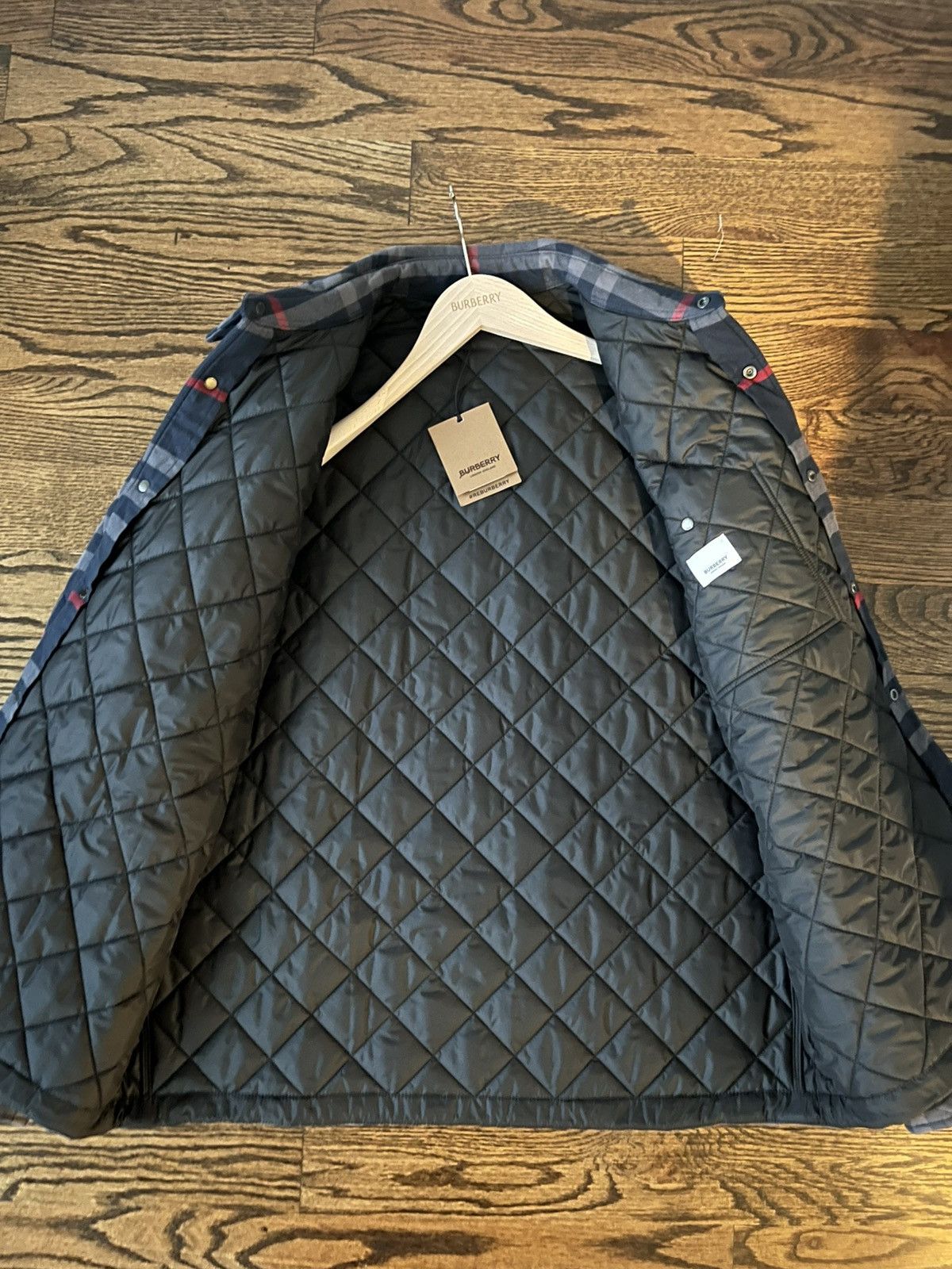 Burberry Burberry Quilted Overshirt Jacket Size US L / EU 52-54 / 3 - 6 Thumbnail