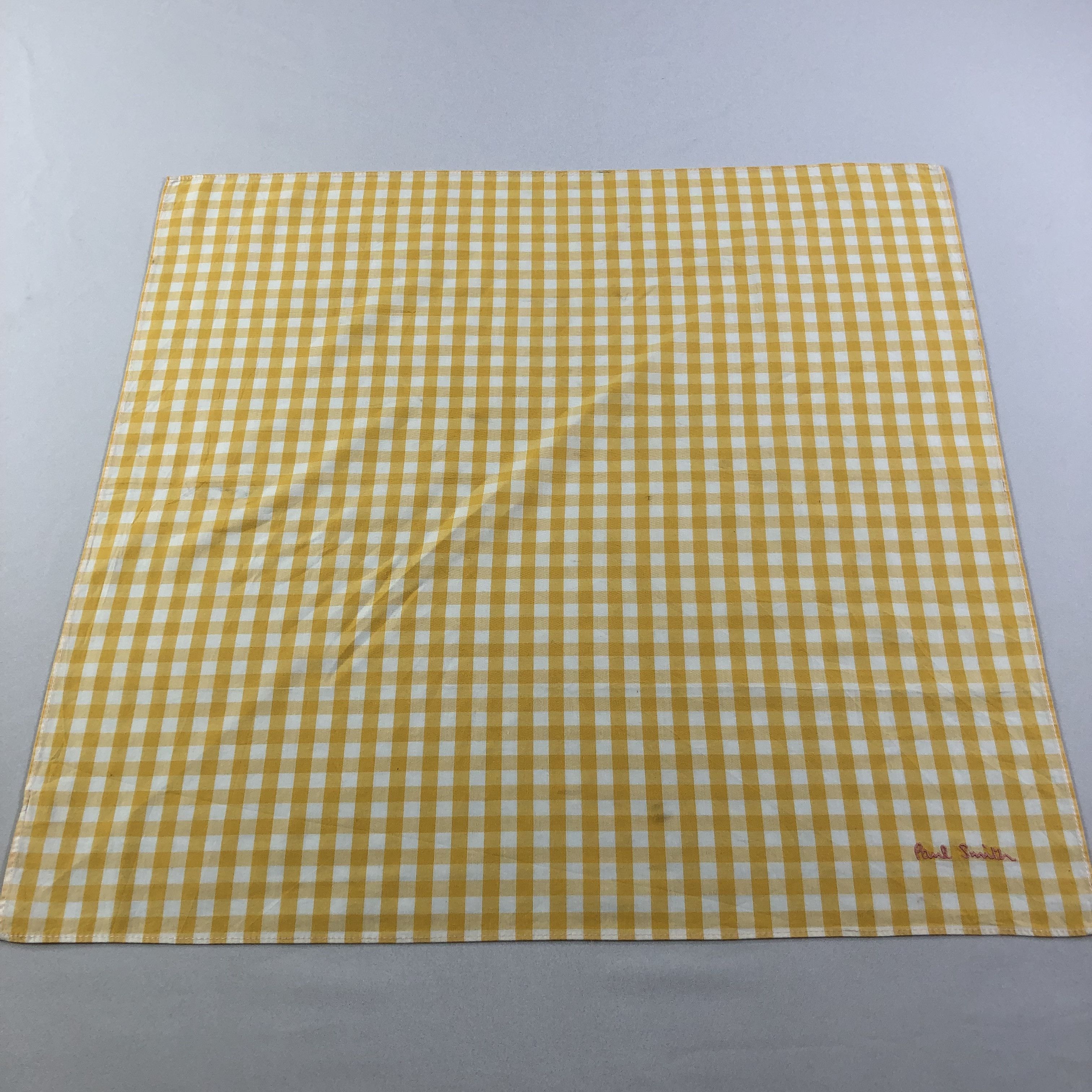 Paul Smith Paul Smith Checkered Handkerchief Neckerchief Bandana H1618 Size ONE SIZE - 2 Thumbnail