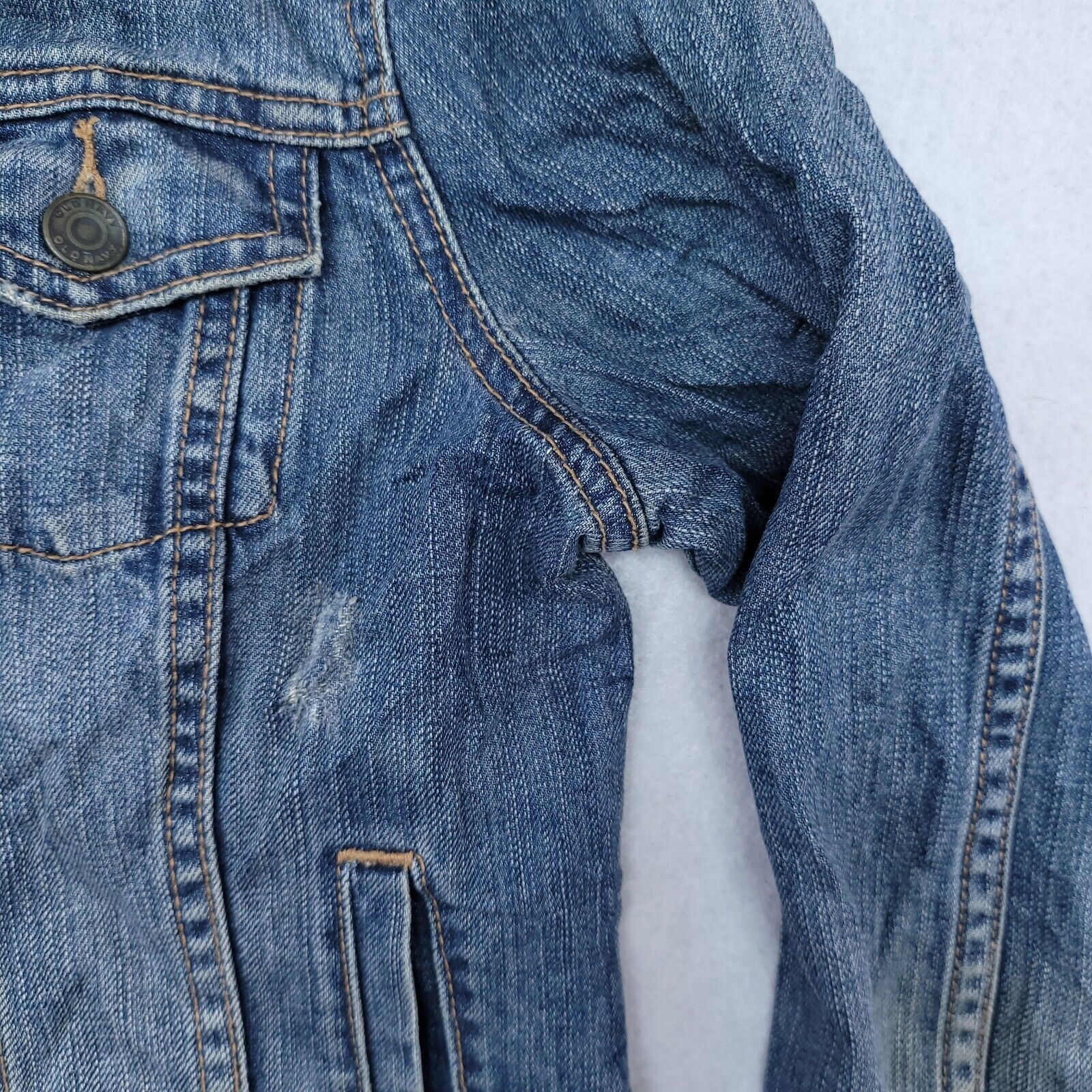 Old Navy Old Navy Casual Button Denim Jean Jacket Womens Size S Blue Size S / US 4 / IT 40 - 5 Thumbnail