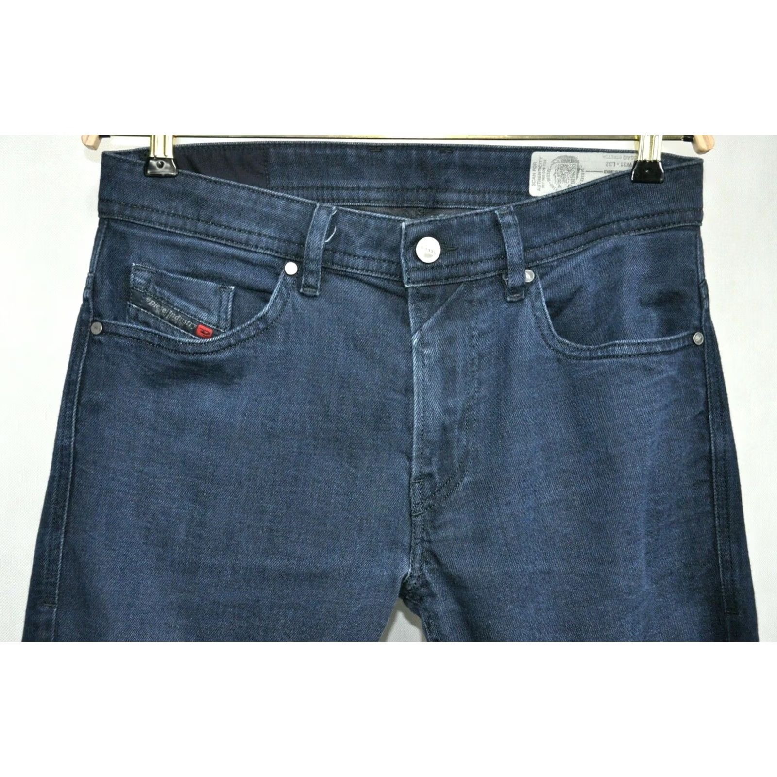 Diesel DIESEL THOMMER SLIM-SKINNY JEANS Wool? No, Denim 085AQ_STRETCH W31 L32 Blue Men Slim 5-Pocket Denim Stretch Jeans Skinny Fit Mens Size US 31 - 3 Thumbnail