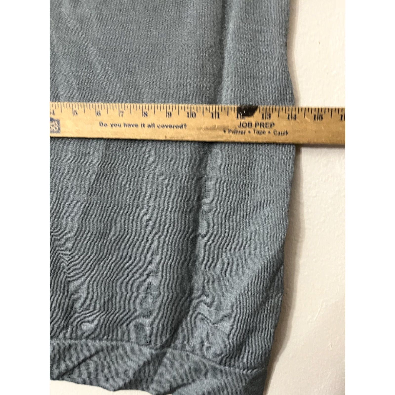 Vintage Jones Studio Blouse Shirt Women Sleeveless Round Neck Blue Solid L Pleated Rustic Rayon Blend Adult Large Size L / US 10 / IT 46 - 4 Thumbnail