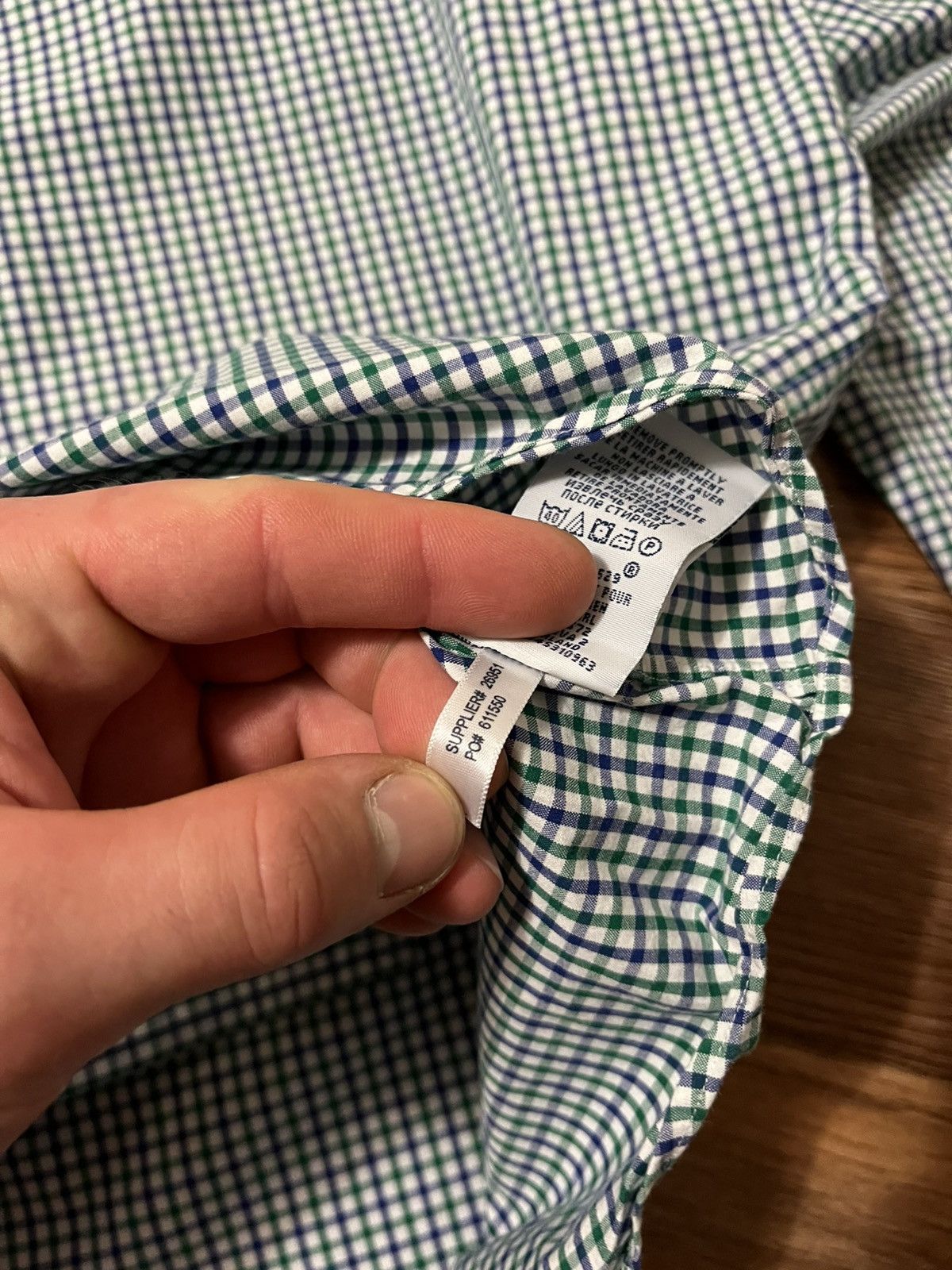 Polo Ralph Lauren Vintage Polo Ralph Lauren Checked Pattern Long Sleeve Shirt Size US XXL / EU 58 / 5 - 5 Thumbnail