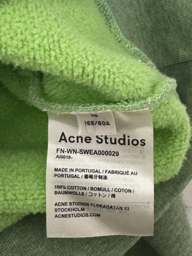 Acne Studios Acne Studios Kelly Green Hoodie Size US XS / EU 42 / 0 - 5 Thumbnail