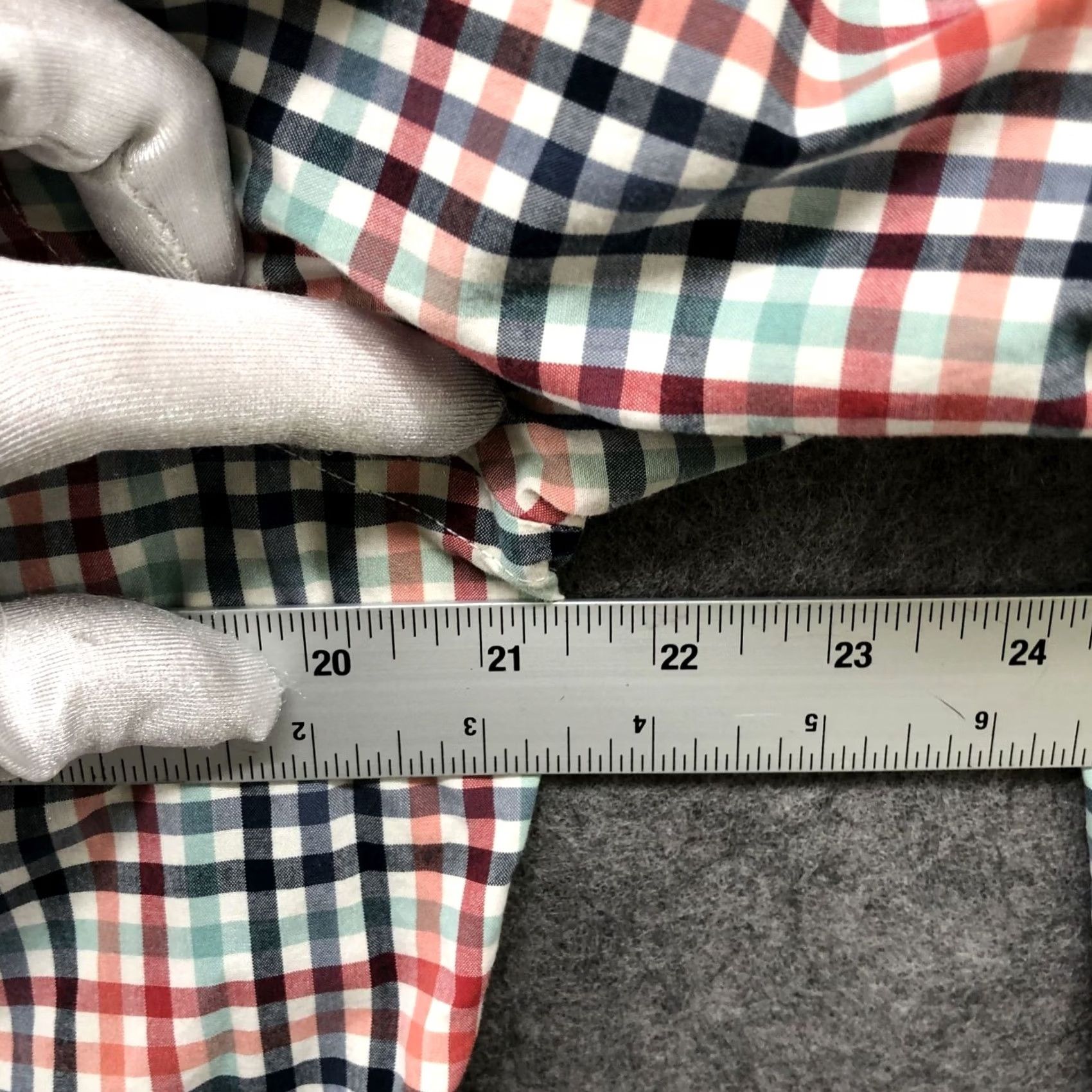 Gap Gap Slim Fit Button Up Shirt Mens M Multicolor Plaid Long Sleeve Flap Pocket Size US M / EU 48-50 / 2 - 7 Thumbnail