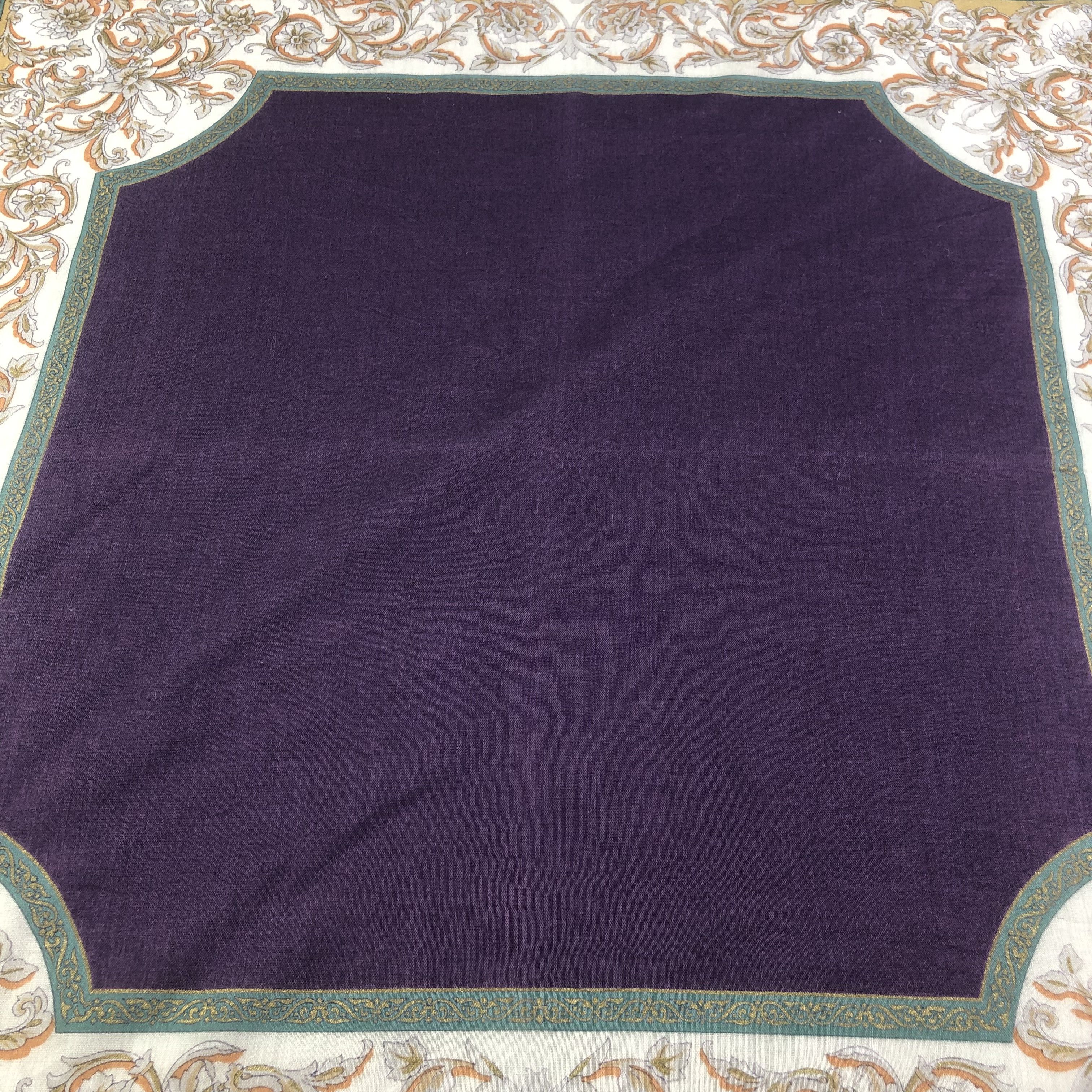 Japanese Brand Celine Baroque Handkerchief Neckerchief Bandana H2302 Size ONE SIZE - 5 Thumbnail