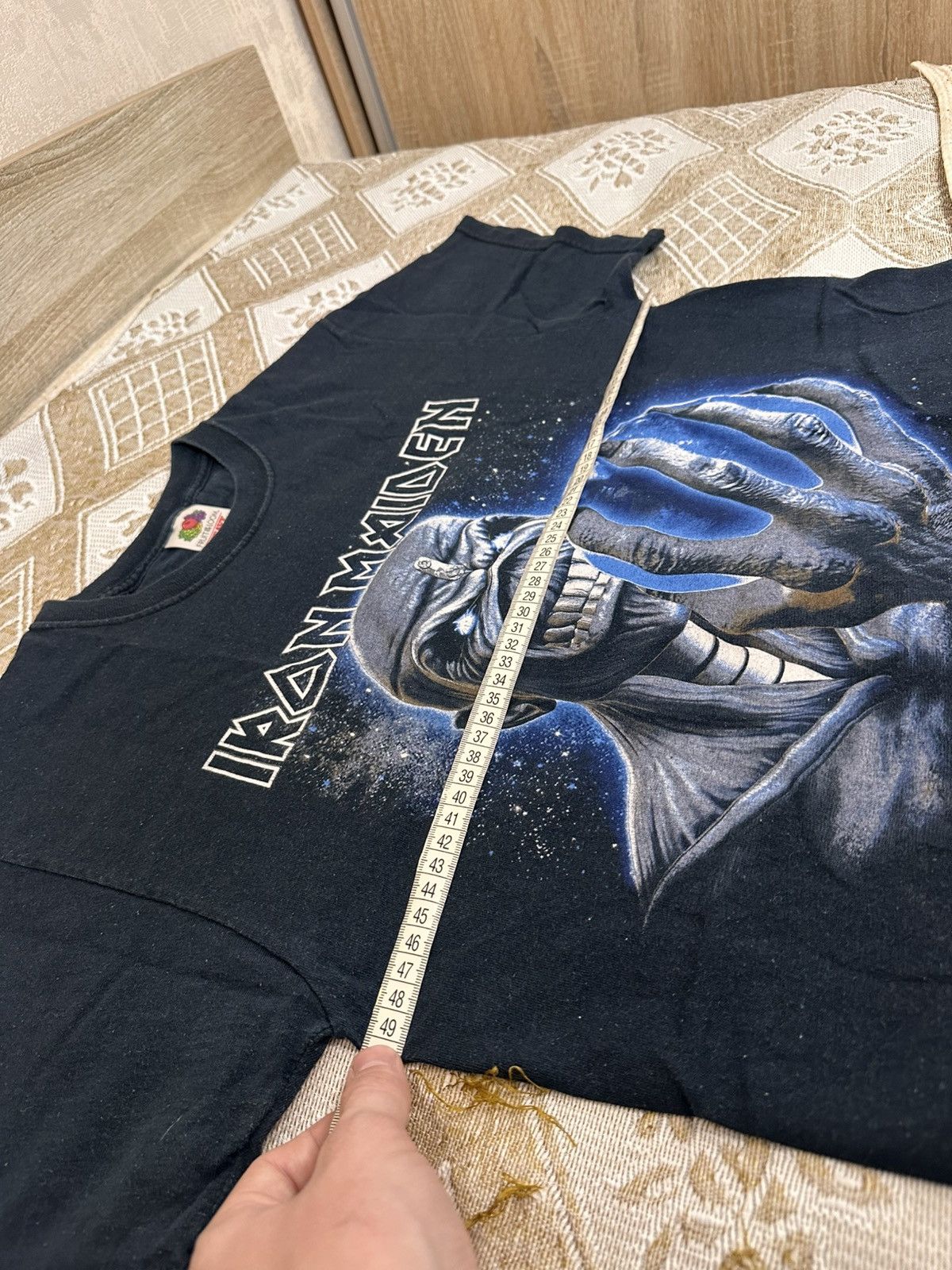 Band Tees 🔥 Iron Maiden Different World Washed Band Tee Rock Shirt Size US M / EU 48-50 / 2 - 6 Thumbnail