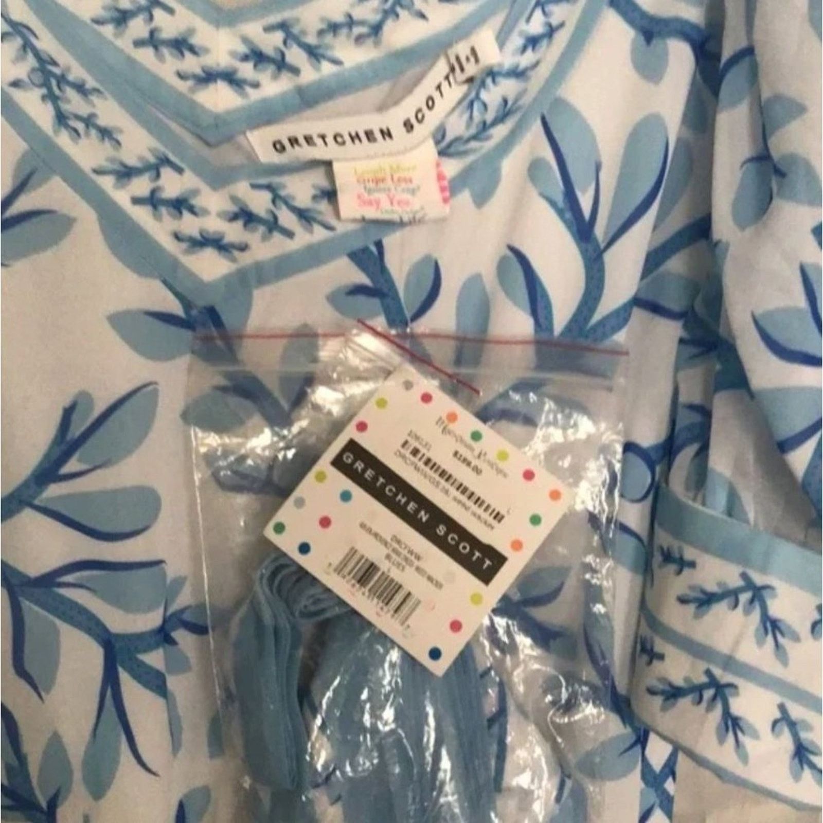 Gretchen Scott Gretchen Scott Provence Maxi Dress L Weed Whacker Size L / US 10 / IT 46 - 7 Thumbnail