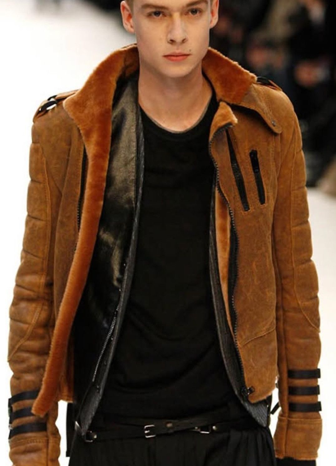 Dior × Hedi Slimane INTEREST CHECK: Dior Home FW07 Navigate Shearling Jacket 44 Size US S / EU 44-46 / 1 - 13 Thumbnail