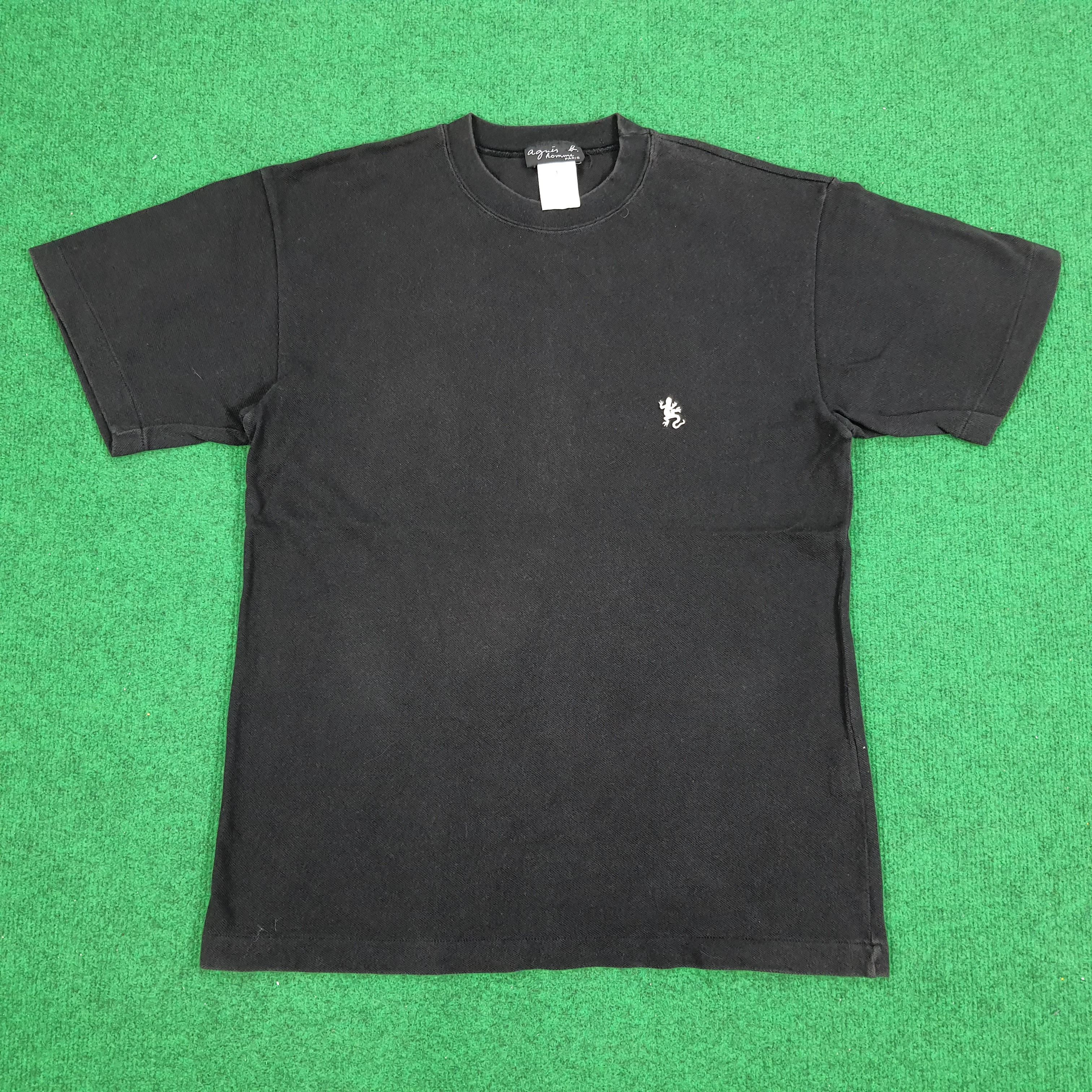 Designer × Vintage × agnes b. Vintage Agnes B. Hommes Paris Designer Plain Tshirt Size US M / EU 48-50 / 2 - 1 Thumbnail