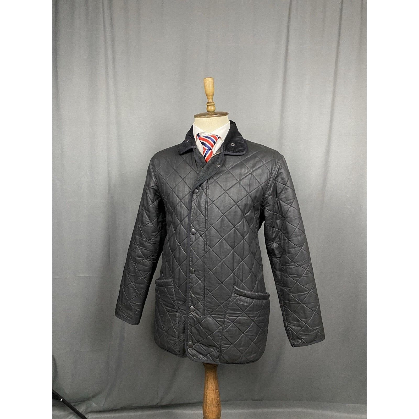 Barbour Barbour Duracotton Polarquit Men's Black Insulated Fleeced Q Size US M / EU 48-50 / 2 - 2 Thumbnail