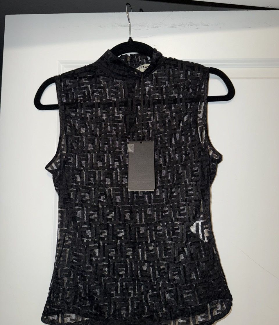 Fendi Fendi Lace FF Lace Tank Size M / US 6-8 / IT 42-44 - 1 Thumbnail