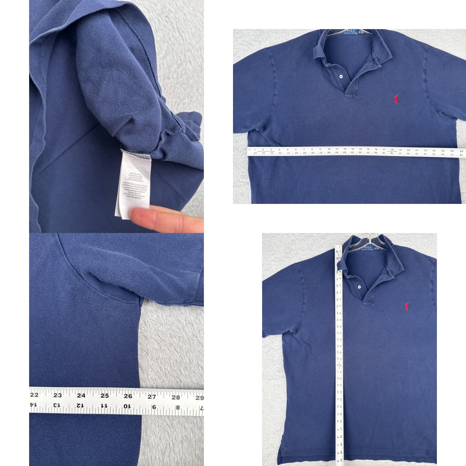Ralph Lauren Ralph Lauren Polo Shirt Men 2XL XXL Tall Blue Cotton Short Sleeve Size US XXL / EU 58 / 5 - 8 Thumbnail