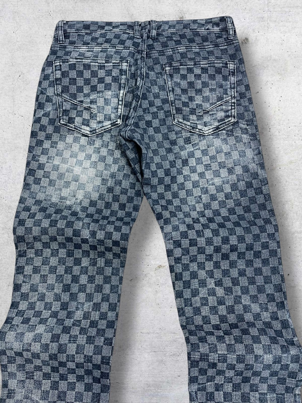 In The Attic GROWT BY GRAIL 1990S JAPAN DESIGNER SQUARE CHECKERED PUNK Size US 29 - 11 Thumbnail