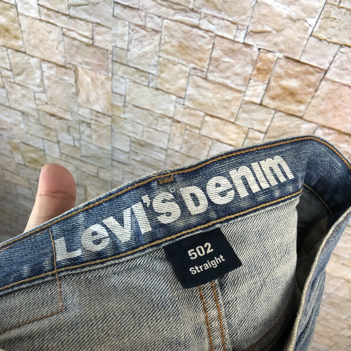 Levi's Levis 502 Blue Denim jeans Pants #A1036 Size US 31 - 21 Thumbnail