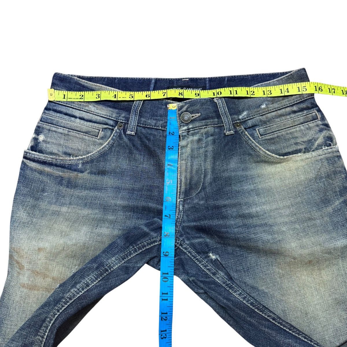 Dolce & Gabbana Vintage Dolce & Gabbana Damage Jeans Size US 30 / EU 46 - 16 Thumbnail