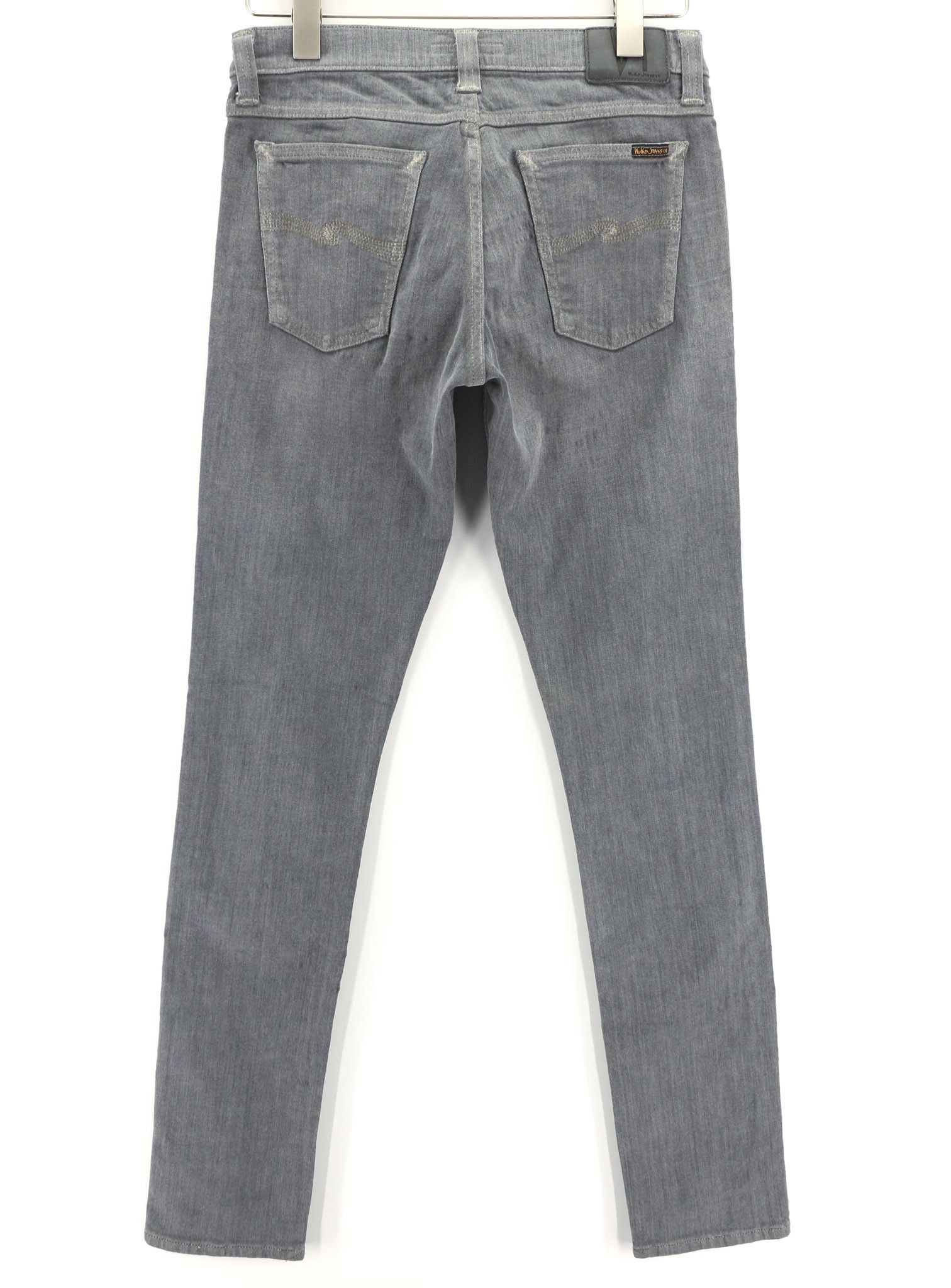 Nudie Jeans TIGHT LONG JOHN W29/L34 Organic Charcoal Jeans 80674 Size US 29 - 2 Thumbnail