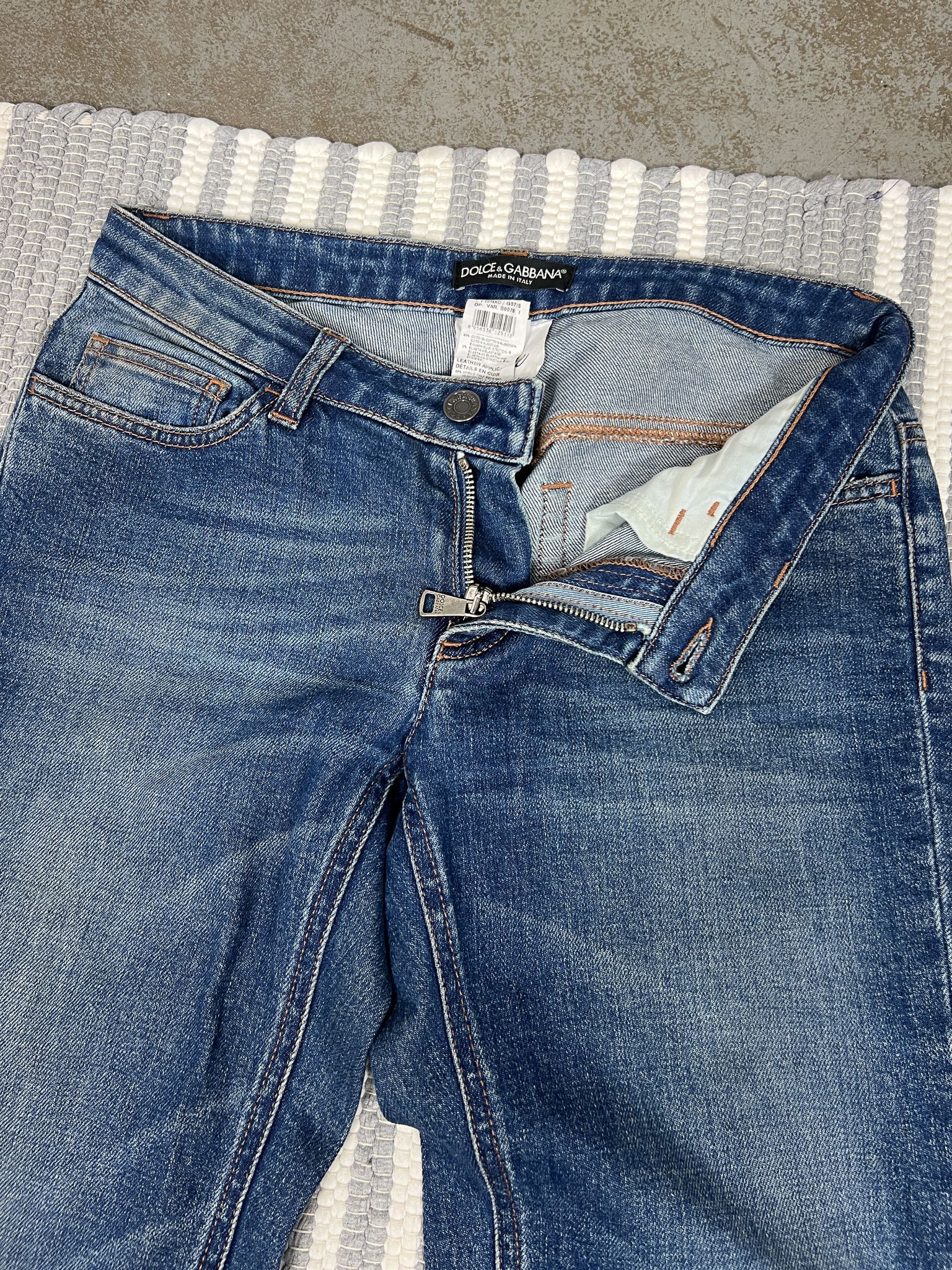 Dolce & Gabbana Vintage Dolce & Gabbana D&G Blue Denim Jeans Pants Size 27" / US 4 / IT 40 - 4 Thumbnail