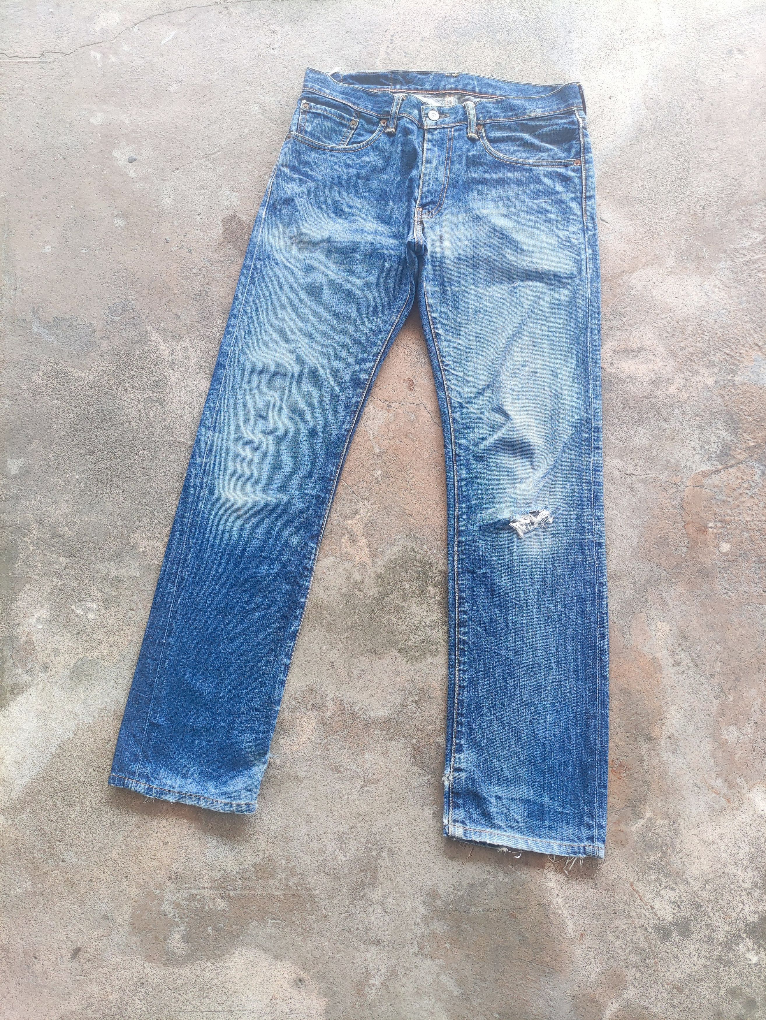 Jean × Levi's × Vintage W34 Vintage Levi's 502 Jeans Distressed Denim Faded Pants Size US 34 / EU 50 - 2 Thumbnail
