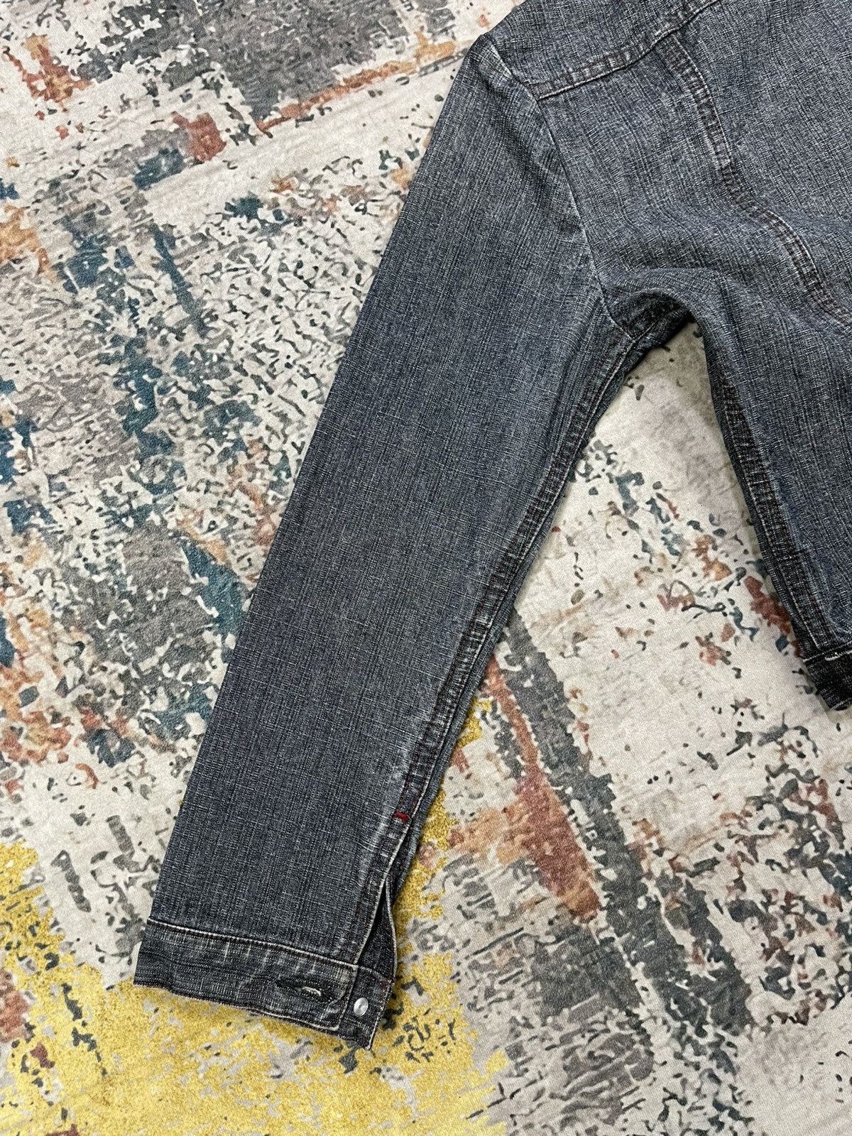 Marithe + Francois Girbaud Marithe + Francois Girbaud Denim Trucker Jacket Size S / US 4 / IT 40 - 4 Thumbnail