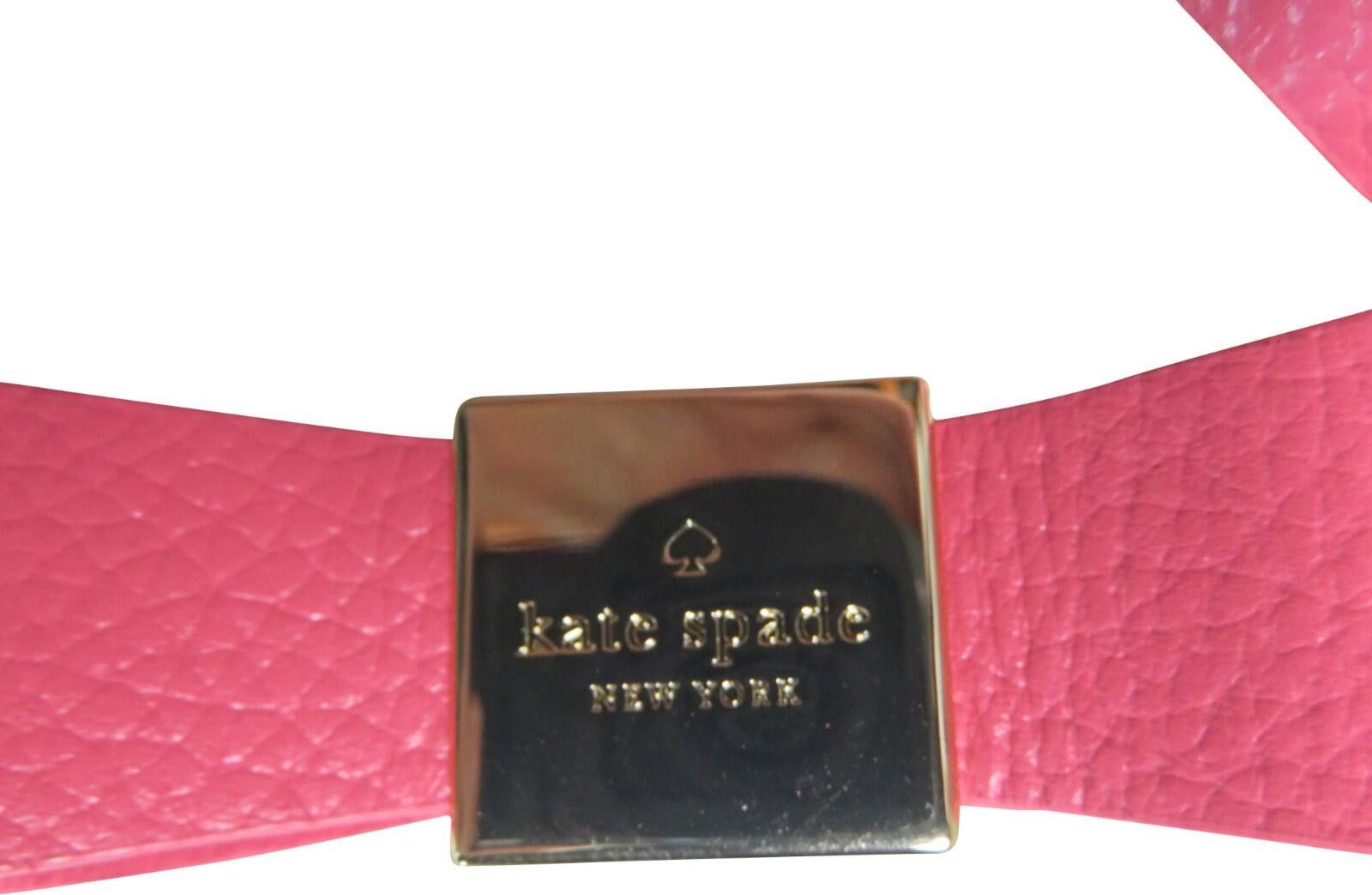 Other Kate Spade Womens Leather Belt with Bow Pink Size XL Size ONE SIZE - 2 Thumbnail