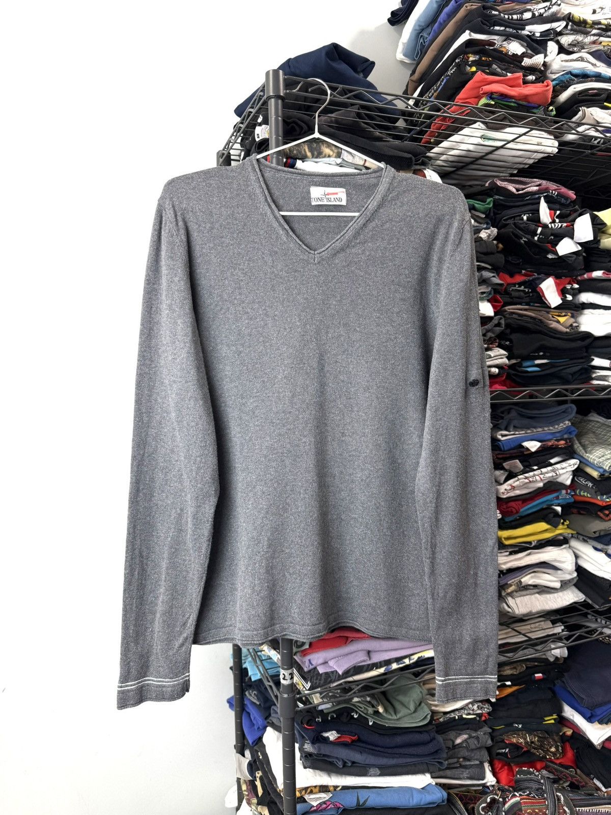 Stone Island Rare! Vintage Stone Island Sweater XL Size Size US XL / EU 56 / 4 - 1 Thumbnail
