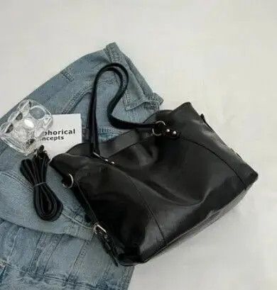 Japanese Brand × Vintage Black large capacity shoulder bag Size ONE SIZE - 3 Thumbnail