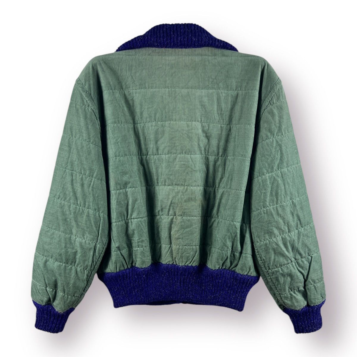 Japanese Brand × Vintage 🔥 VINTAGE REVERSIBLE KNIT TARTAN ISSEY MIYAKE STYLE BOMBER Size M / US 6-8 / IT 42-44 - 13 Thumbnail