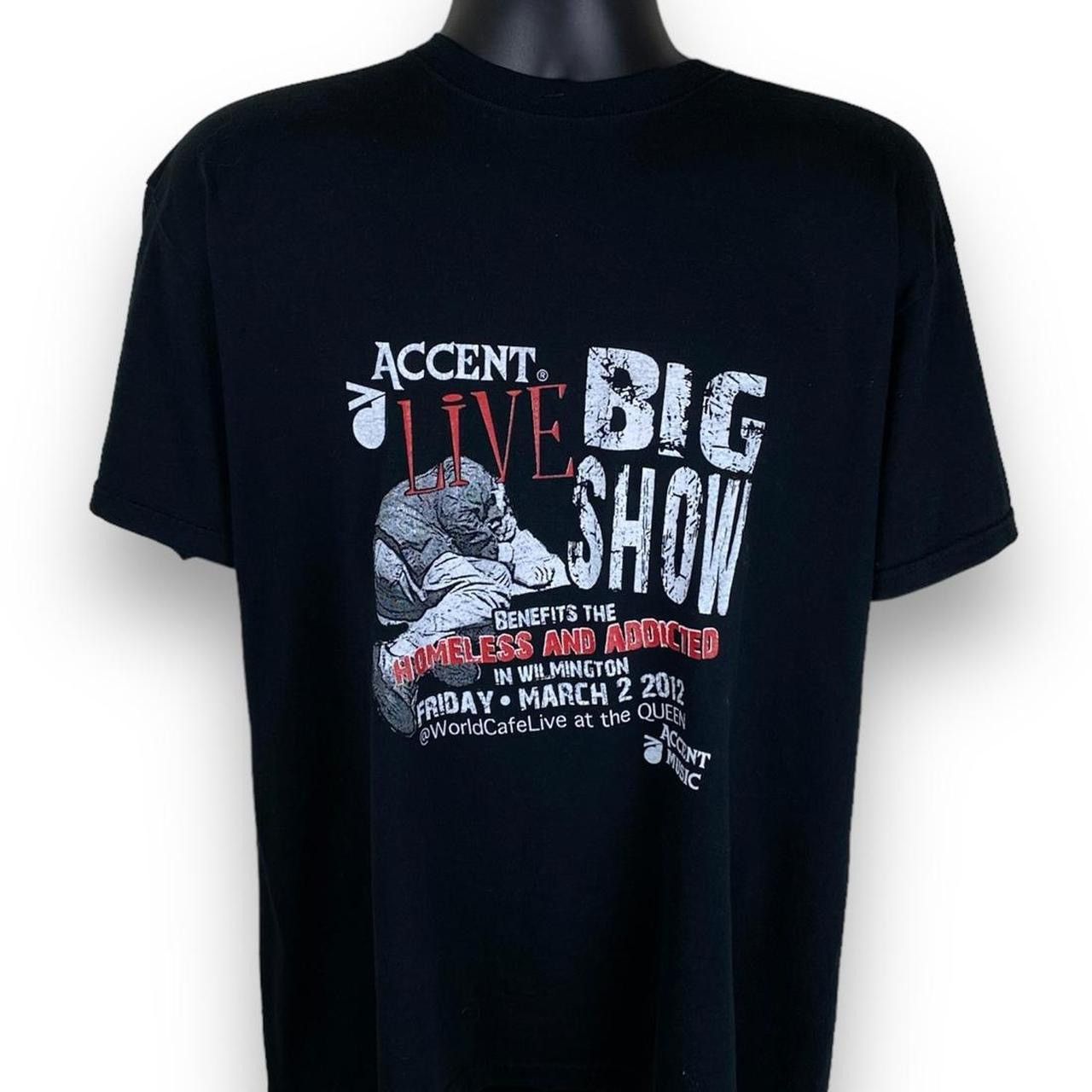 Band Tees × Jerzees × Vintage Jerzees Accent Live Big Show Festival Tour Tee Tshirt Size US XL / EU 56 / 4 - 1 Thumbnail