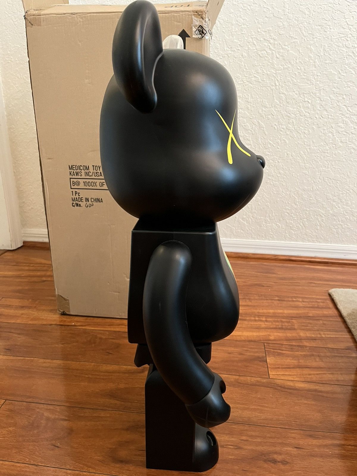 Kaws Kaws x Medicom Bearbrick Original Fake 1000% Companion Black Size ONE SIZE - 8 Thumbnail