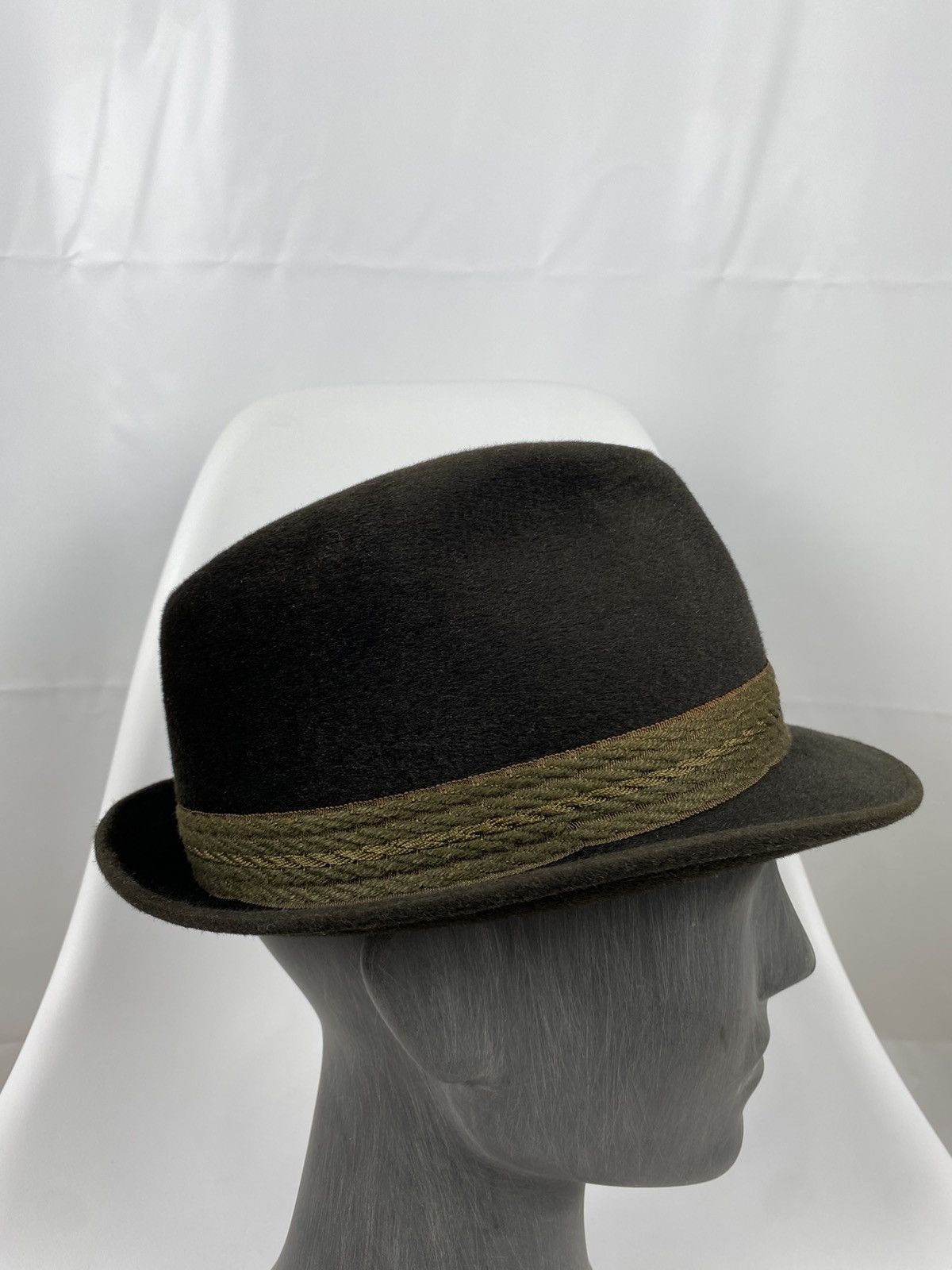 Other Dunn&Co Wool Fedora Hat Size 58 7 1/8 Great Britain Size ONE SIZE - 3 Thumbnail