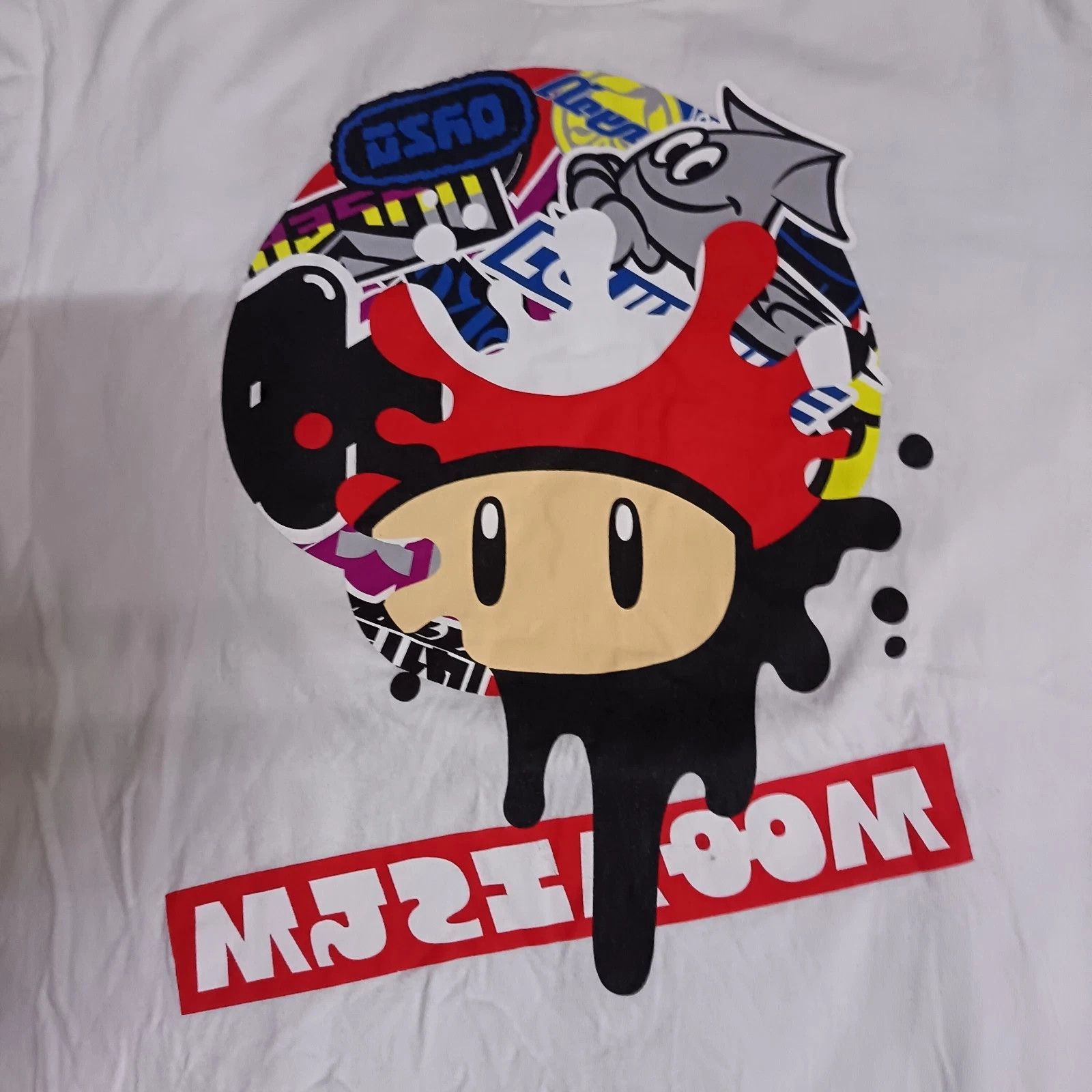Nintendo Splatoon 2 Festival Super Mushroom Mario Bros T-Shirt Size US L / EU 52-54 / 3 - 2 Thumbnail