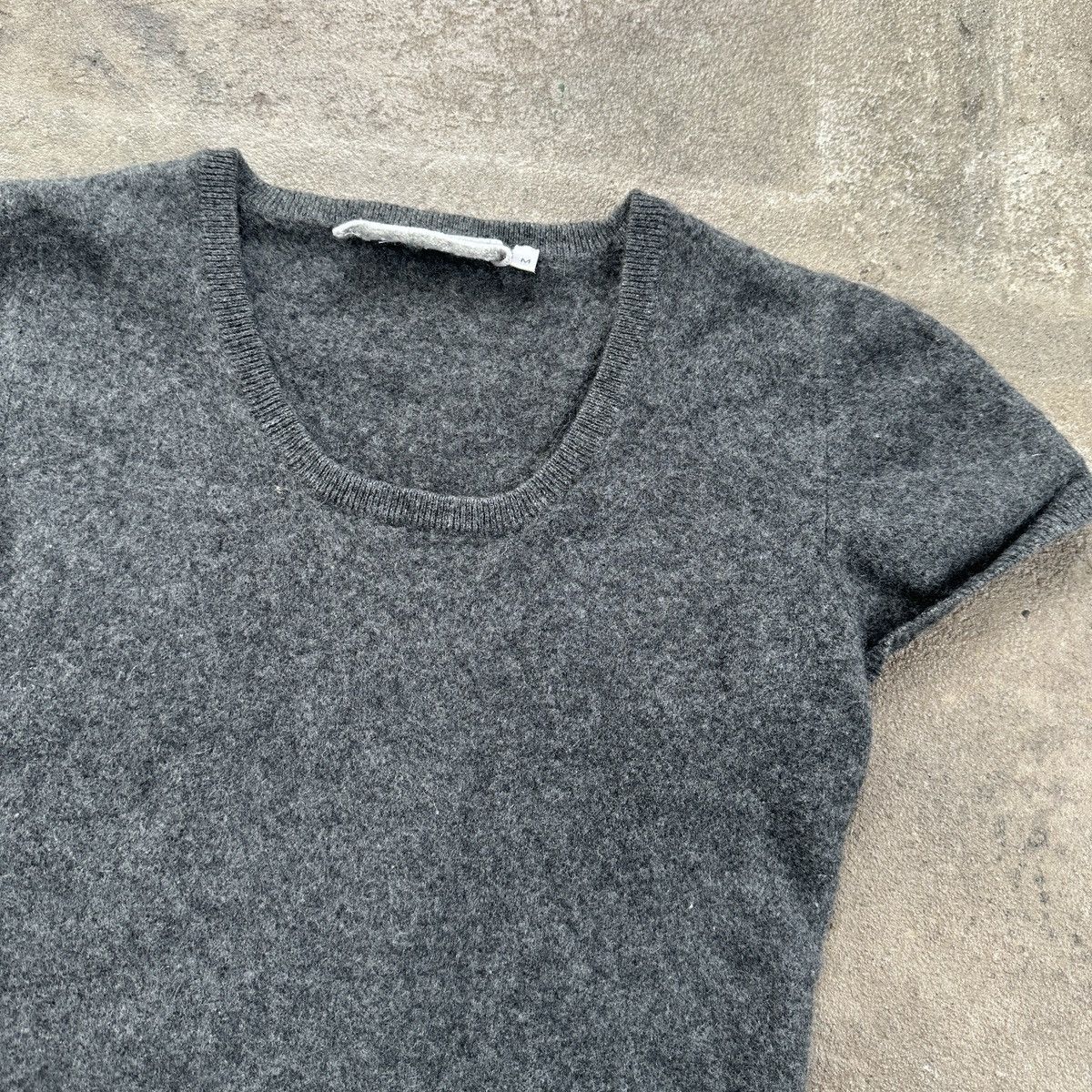 Vintage YSS Cashmere T-Shirt Sweater Size M / US 6-8 / IT 42-44 - 3 Thumbnail