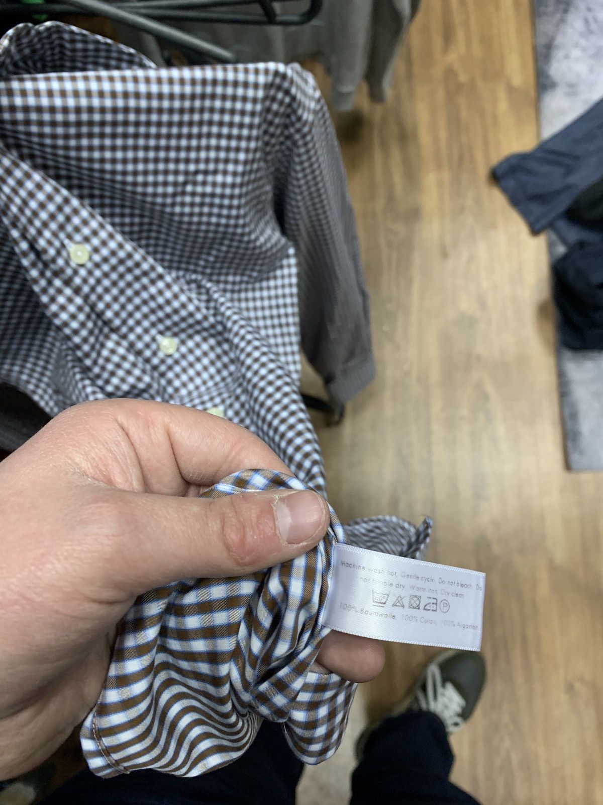 Eton Eton contemporary checkered shirt buttons-up Size US XL / EU 56 / 4 - 7 Thumbnail
