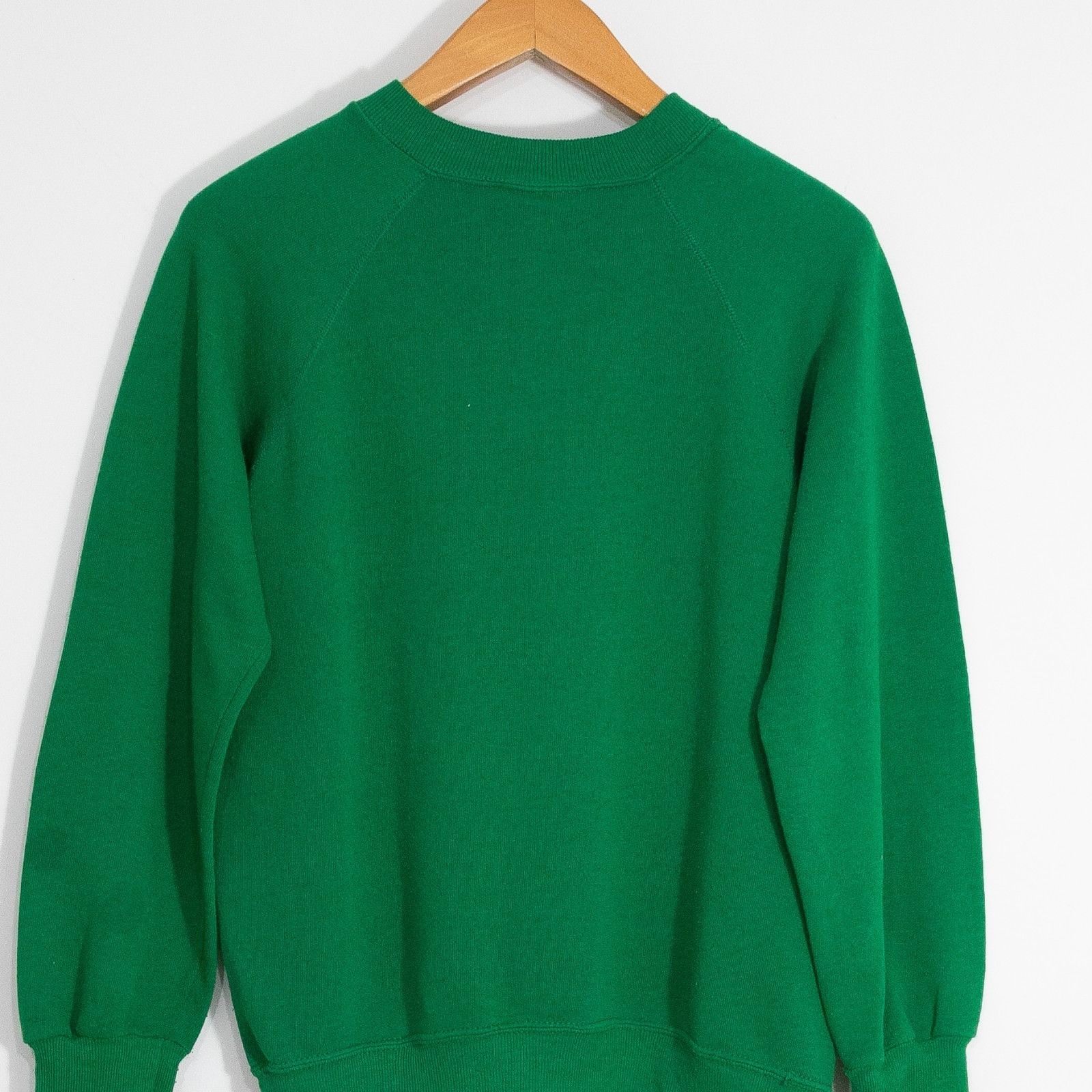 Vintage Vintage 80s Bassett Walker Blank Raglan Sweatshirt Medium Size US M / EU 48-50 / 2 - 8 Thumbnail