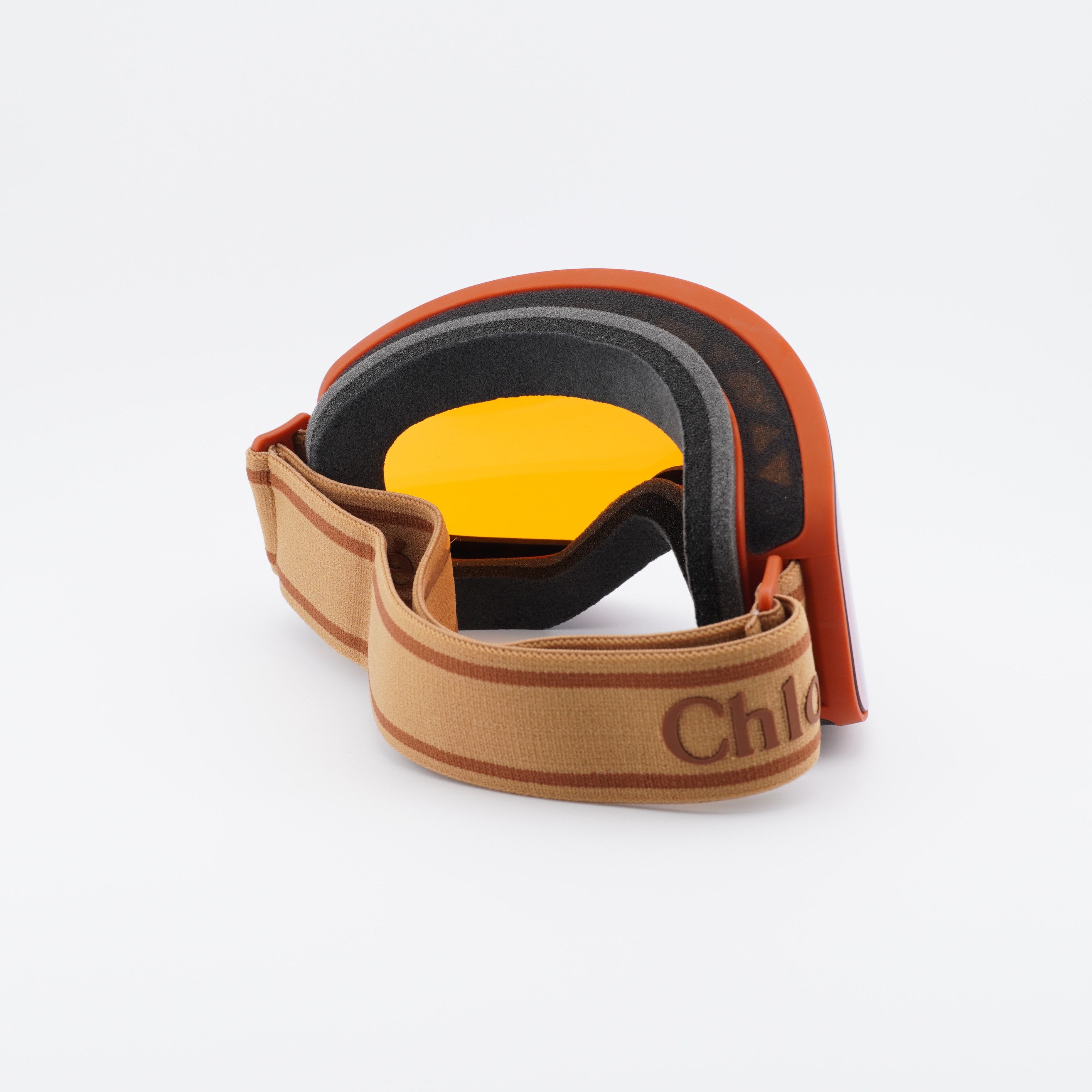 Chloe Chloe CH0072S 003 Ski Mask/Sunglasses Rust Shield Frame Size ONE SIZE - 6 Thumbnail