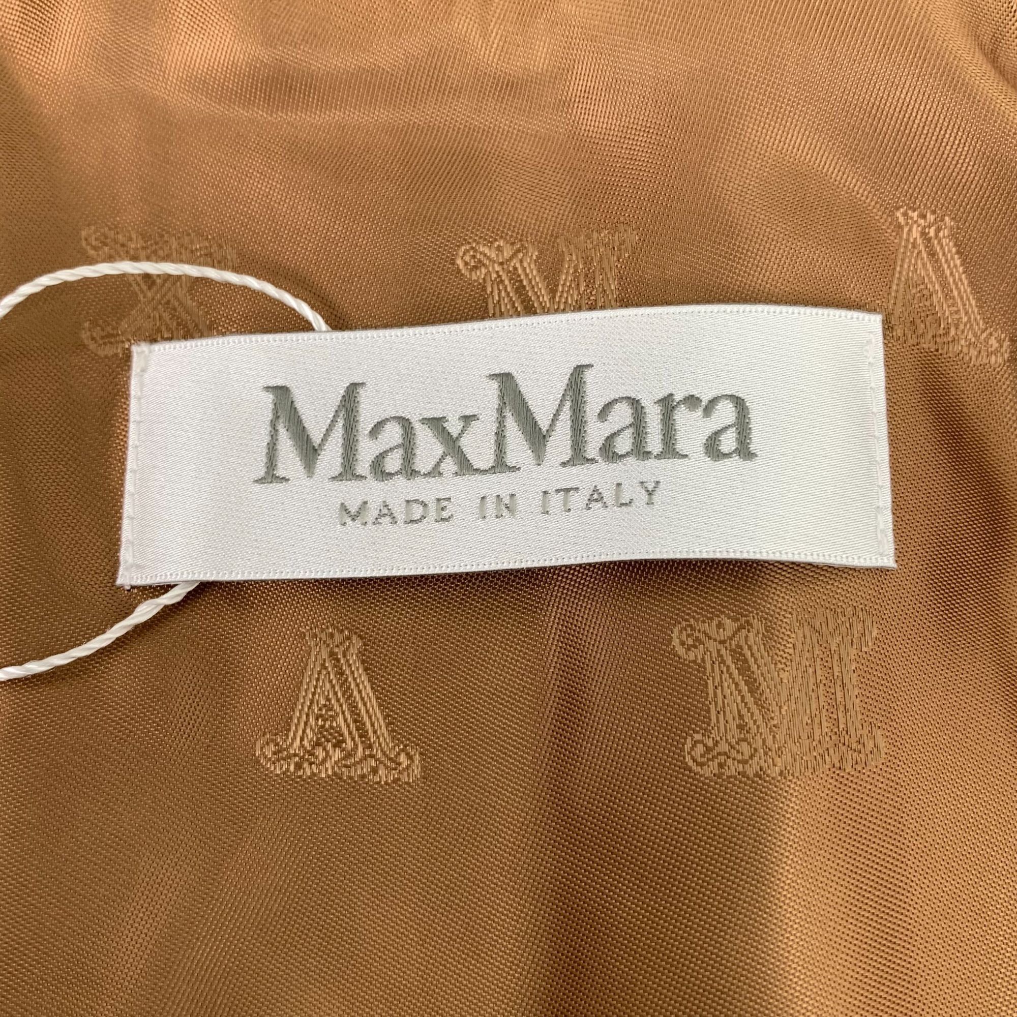 Max Mara MaxMara Wool & Camel Hair Cape Coat With Leather Accents For Size ONE SIZE - 8 Thumbnail