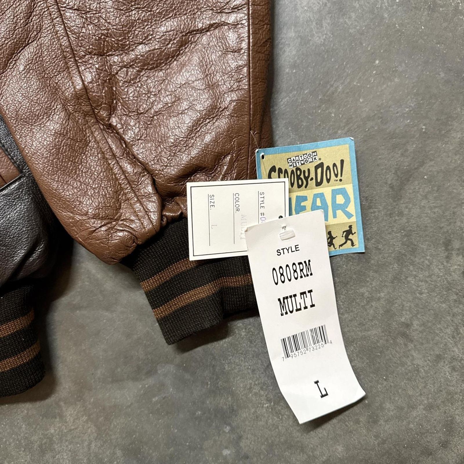 Vintage Vintage 90s NWT Scooby Doo Cartoon Network Leather Jacket Size US L / EU 52-54 / 3 - 7 Thumbnail
