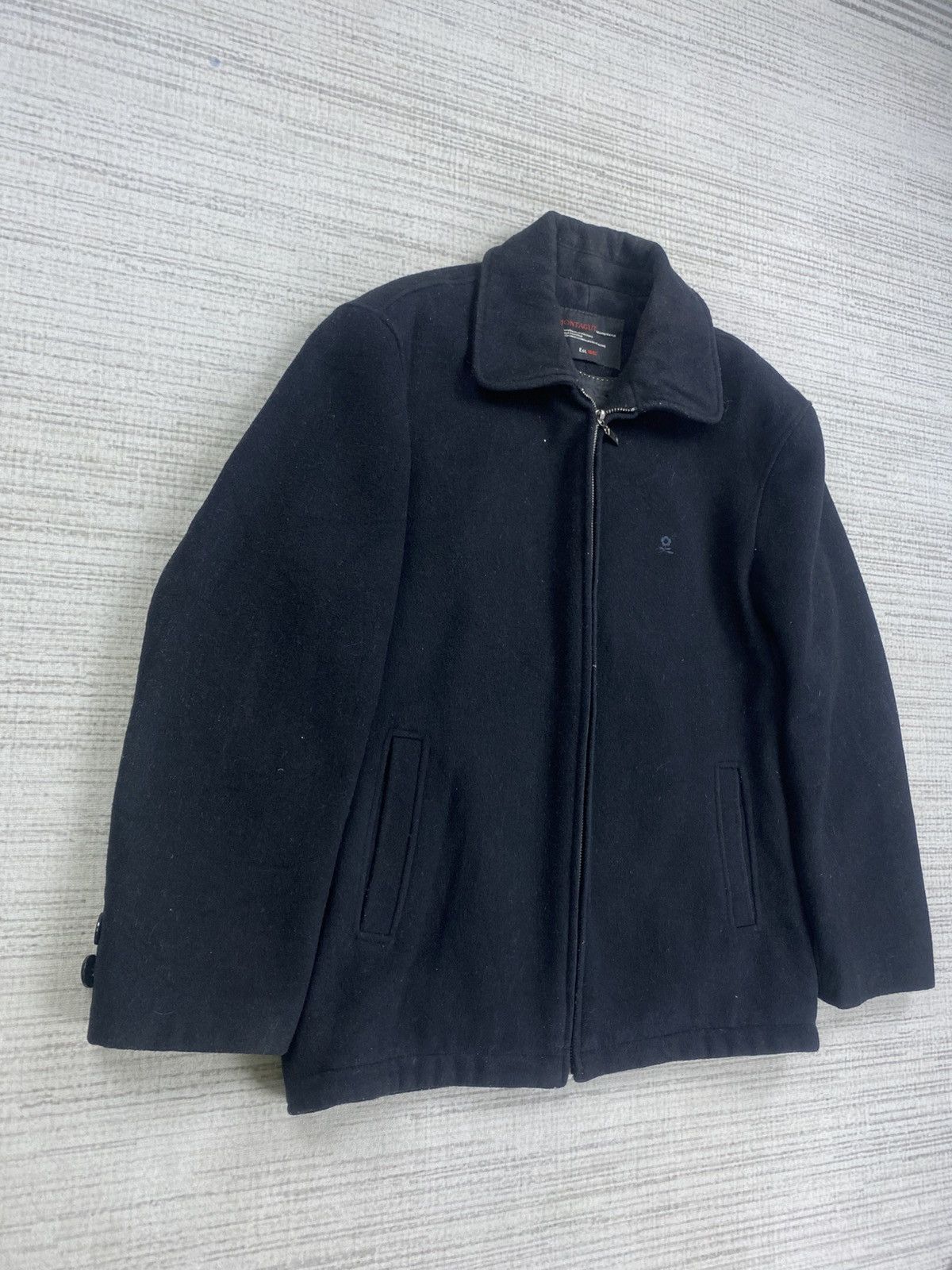 Japanese Brand × Montagut Vintage Montagut Embroidery Logo Wool Zipper Jacket Size US M / EU 48-50 / 2 - 3 Thumbnail