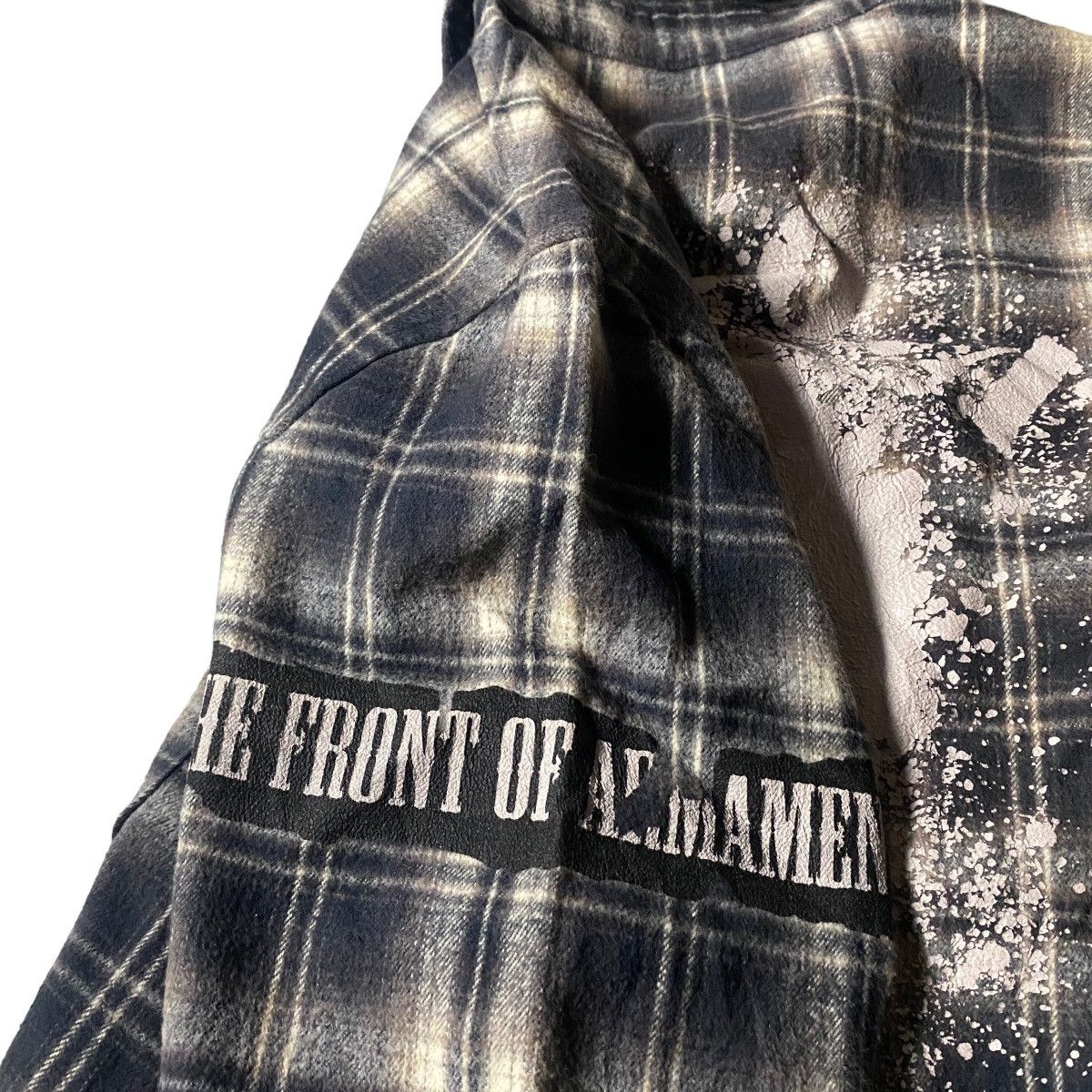 Hysteric Glamour × If Six Was Nine × Japanese Brand 2000's Collars x TFOA Skull Tattoo Plaid Flannel Size US S / EU 44-46 / 1 - 7 Thumbnail