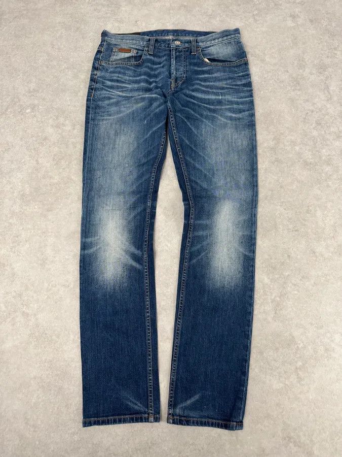Gucci 2010s Gucci Blue Faded Slim Denim Jeans by Frida Giannini Size US 30 / EU 46 - 1 Thumbnail