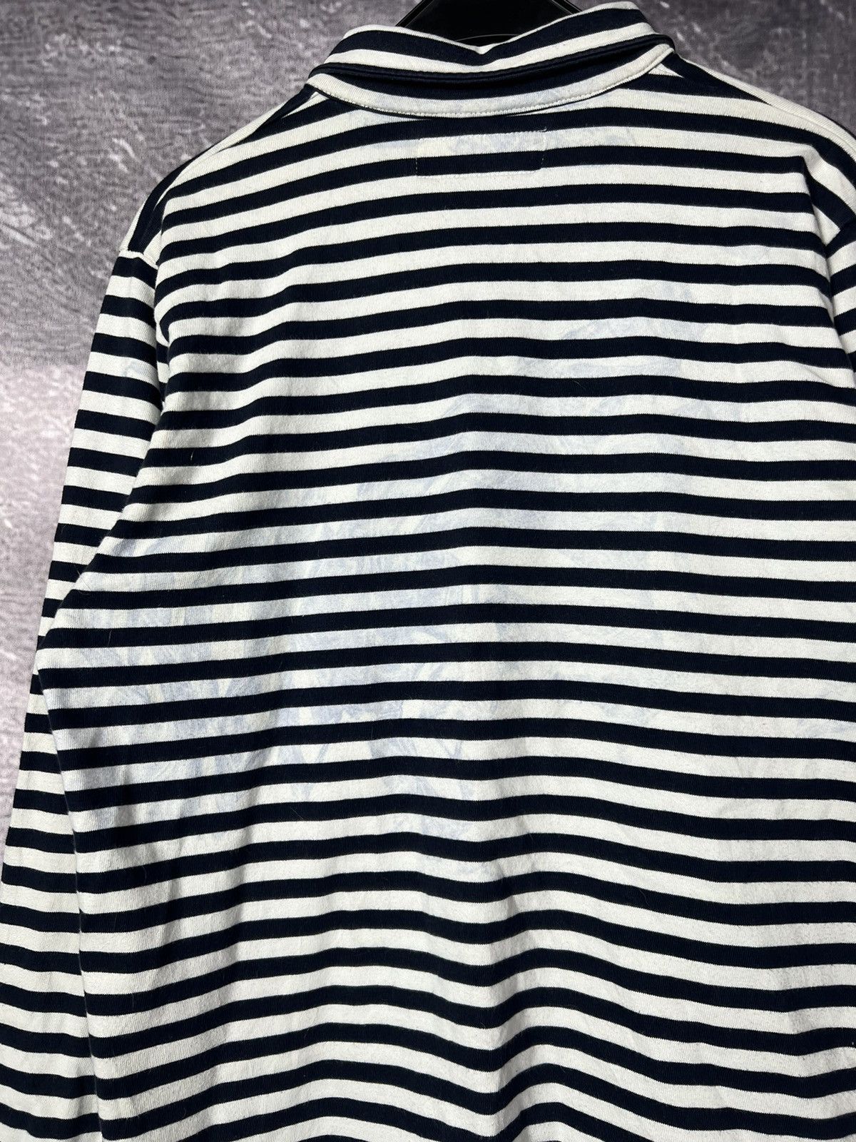 Universal Works Universal Works Stripped Pocket Longsleeve Polo Shirt Size US S / EU 44-46 / 1 - 4 Thumbnail