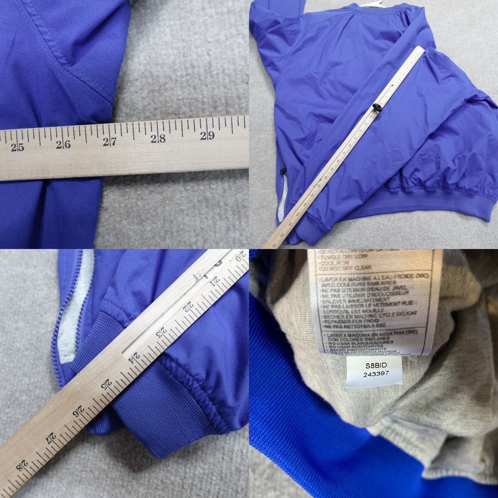 Nike Nike Team Jacket Mens XL Blue Cobalt V-Neck Lined Center Swoosh Size US XL / EU 56 / 4 - 8 Thumbnail