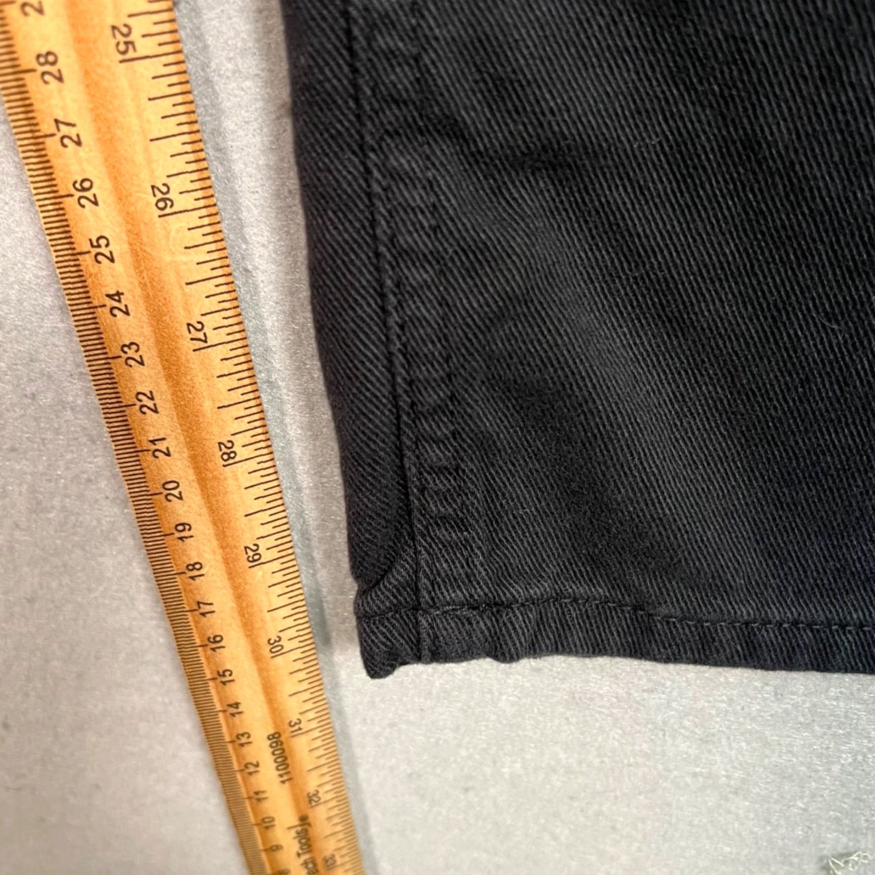 Asos ASOS Design Black Cotton Trousers For Men Size 36 Slim Fit Straight Leg CHINO Pants Formal Casual Men 36 Black Slim Straight Pocket Slash 31in Inseam Size US 36 / EU 52 - 7 Thumbnail