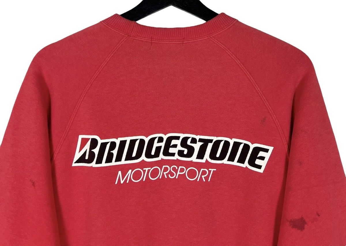 Gear for Sports 80s Vintage Distressed Bridgestone Motorsport Sweatshirt Size US M / EU 48-50 / 2 - 5 Thumbnail