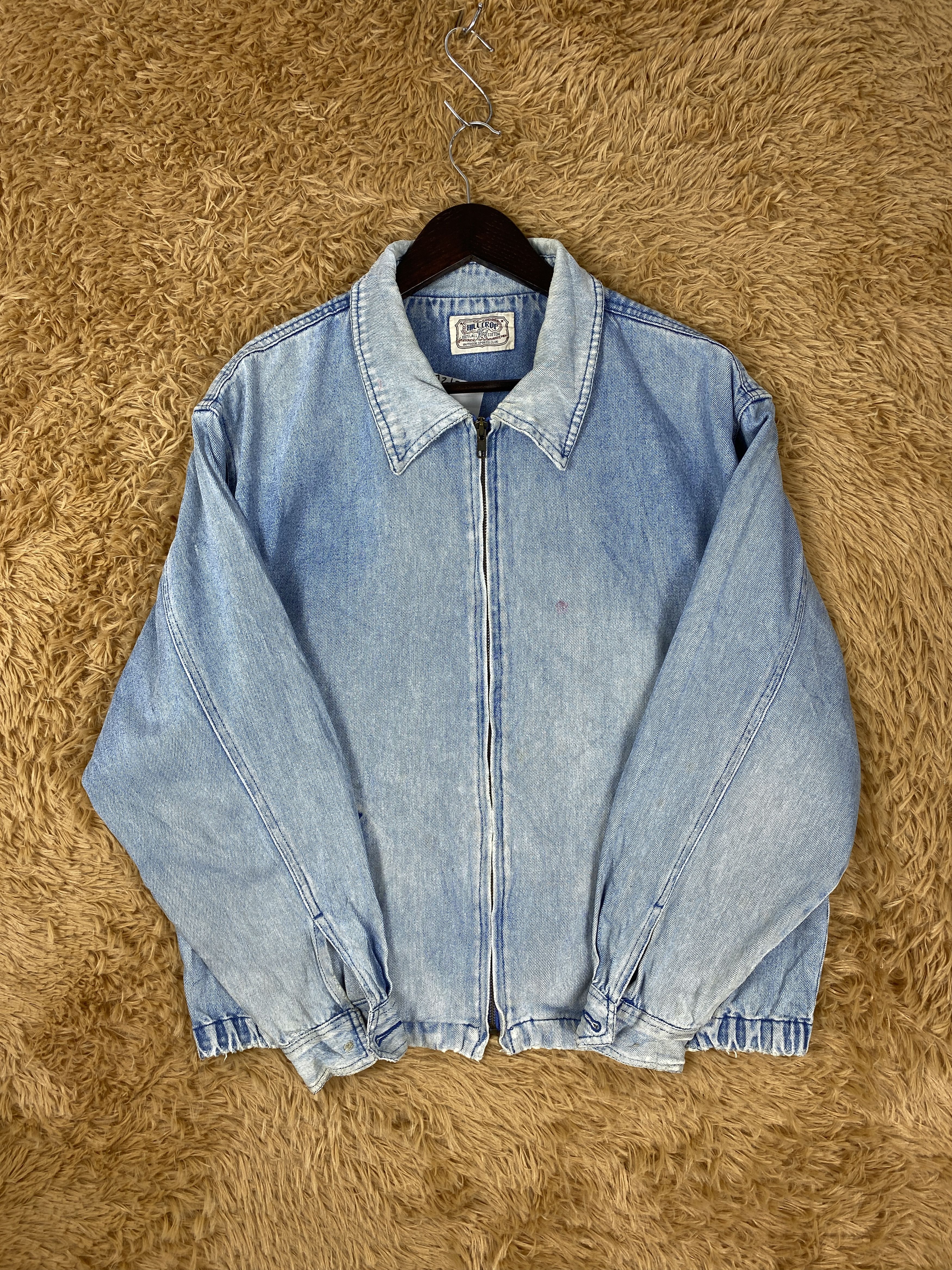 Japanese Brand Vintage Hill Crop Denim Jacket 90s Style J2139 Size US M / EU 48-50 / 2 - 4 Thumbnail