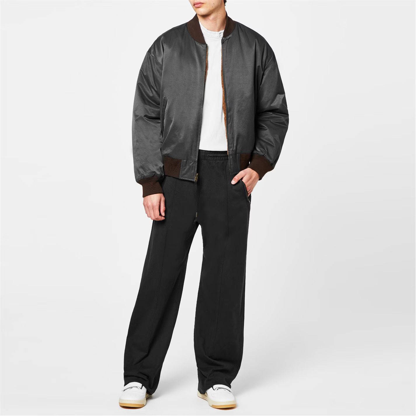 Acne Studios o1g2r1mq0825 Wide Leg Trousers in Black Size US 36 / EU 52 - 2 Thumbnail